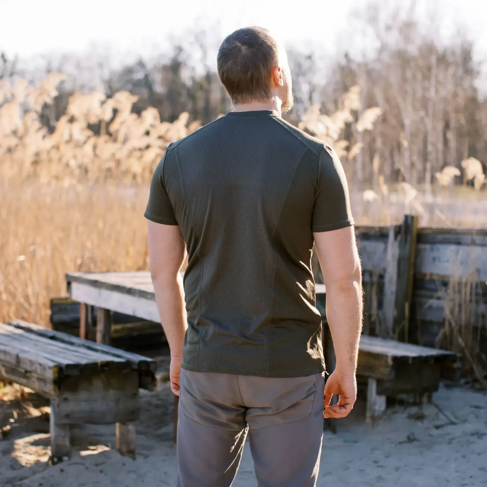 Футболка Tribe Coolpass SS T-KI-0006-olive 2XL - 5 - Robinzon.ua