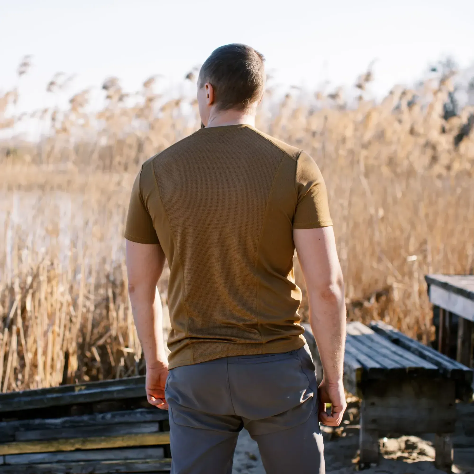 Футболка Tribe Coolpass SS T-KI-0006-coyote S - 5 - Robinzon.ua