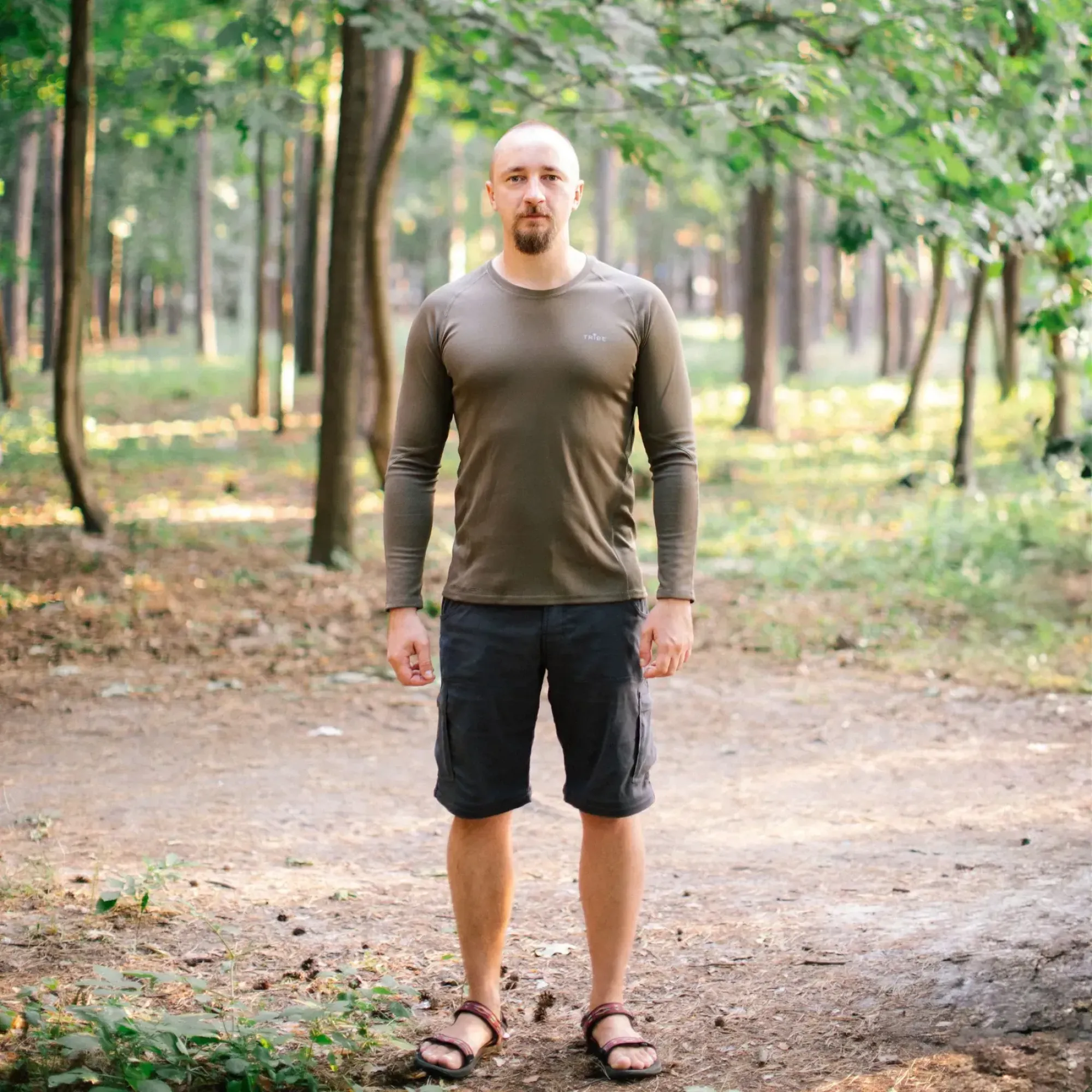 Футболка с длинным рукавом Tribe Coolpass LS T-KI-0007-olive 2XL - 4 - Robinzon.ua