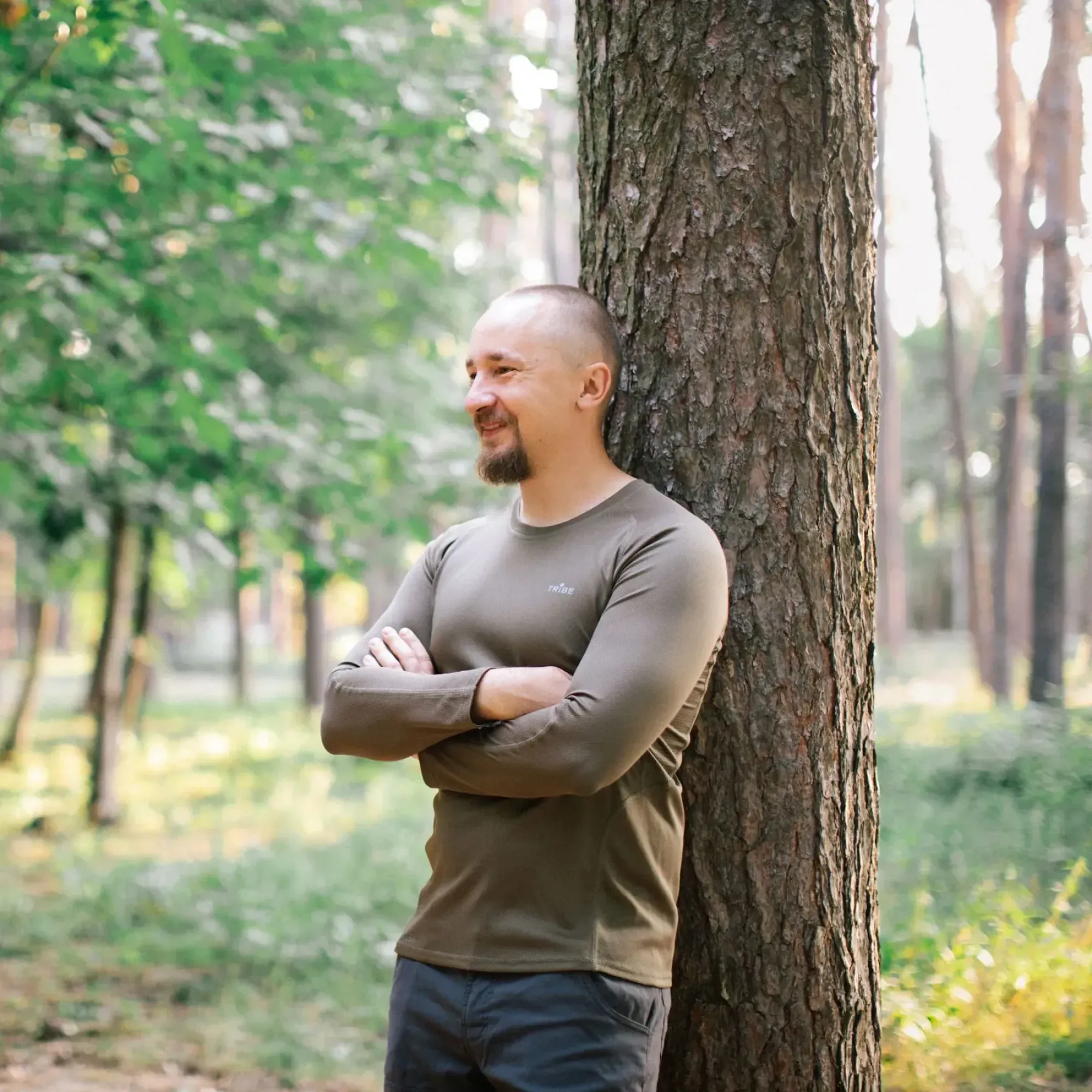 Футболка с длинным рукавом Tribe Coolpass LS T-KI-0007-olive L - 7 - Robinzon.ua