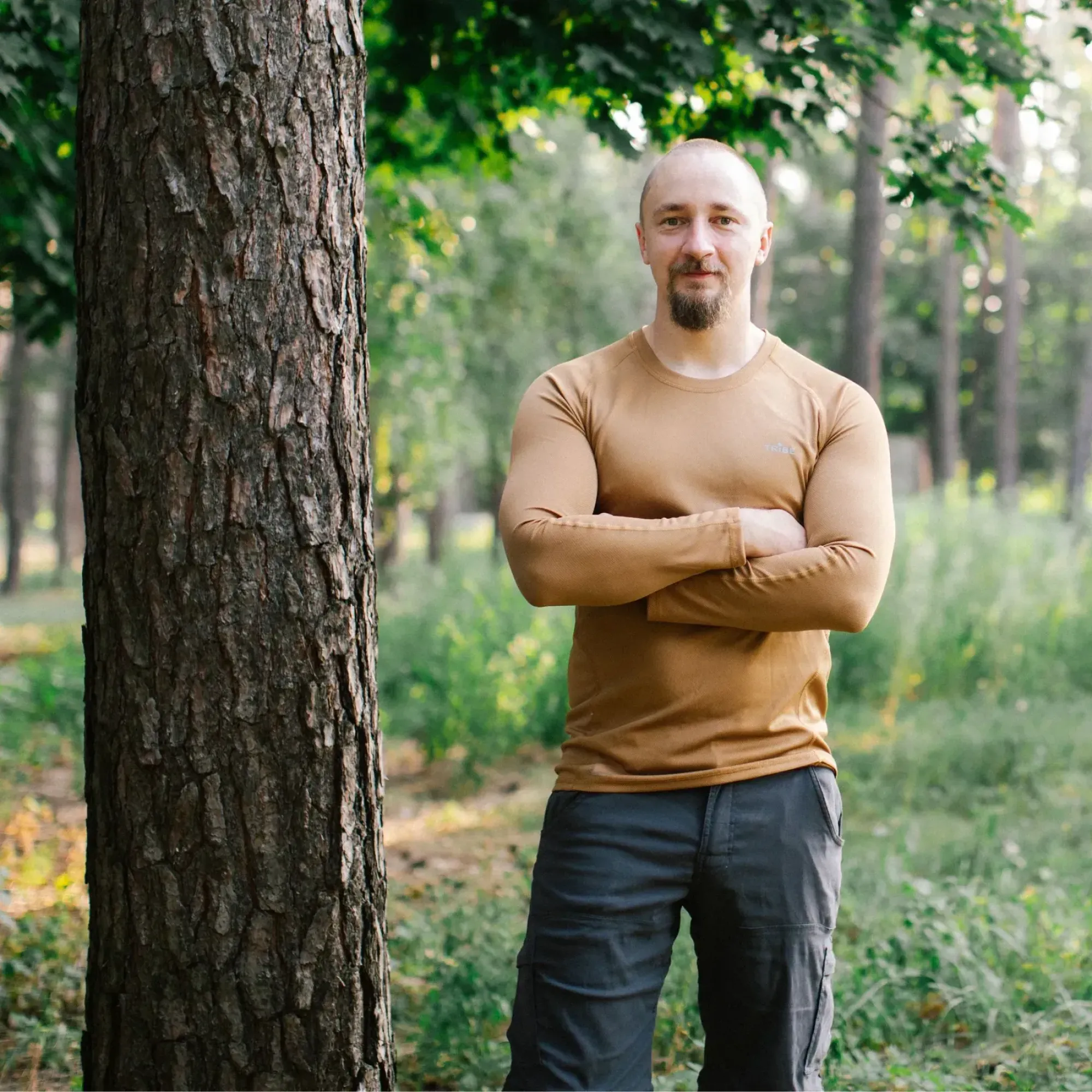 Футболка с длинным рукавом Tribe Coolpass LS T-KI-0007-coyote M - 6 - Robinzon.ua