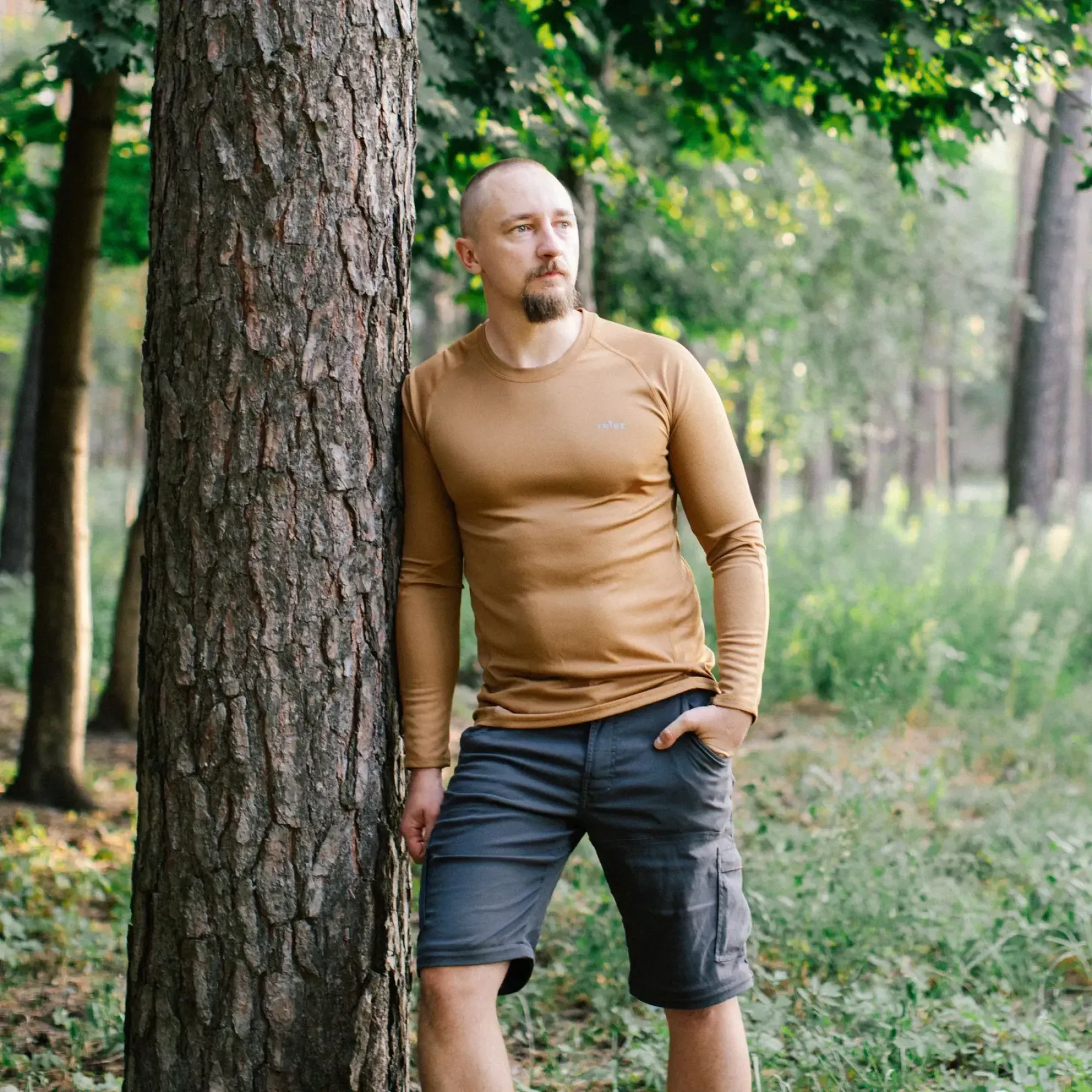 Футболка с длинным рукавом Tribe Coolpass LS T-KI-0007-coyote M - 4 - Robinzon.ua