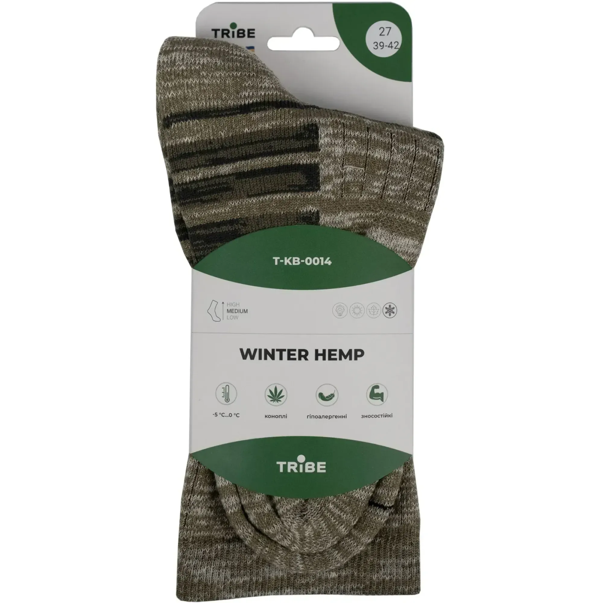 Шкарпетки з конопель Tribe Winter Hemp, 43-46 - 8 - Robinzon.ua