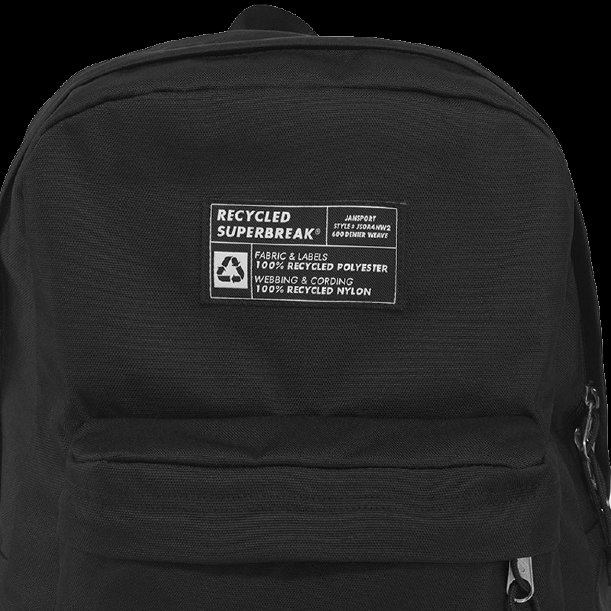 Городской рюкзак 26L Jansport Superbreak черный - 5 - Robinzon.ua