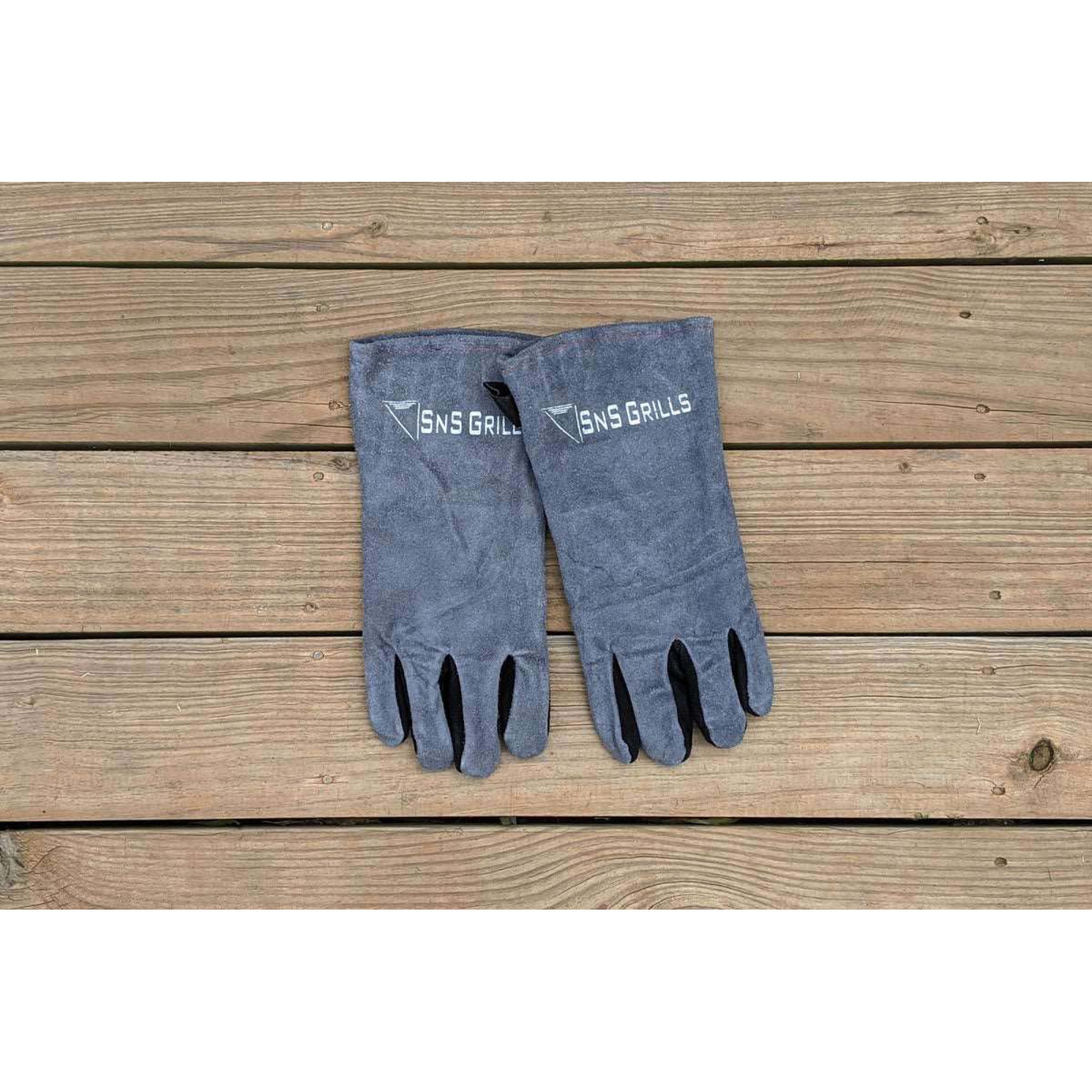 Термостійкі шкіряні рукавиці для гриля Slow and Sear SNS-GLV - 1 - Robinzon.ua