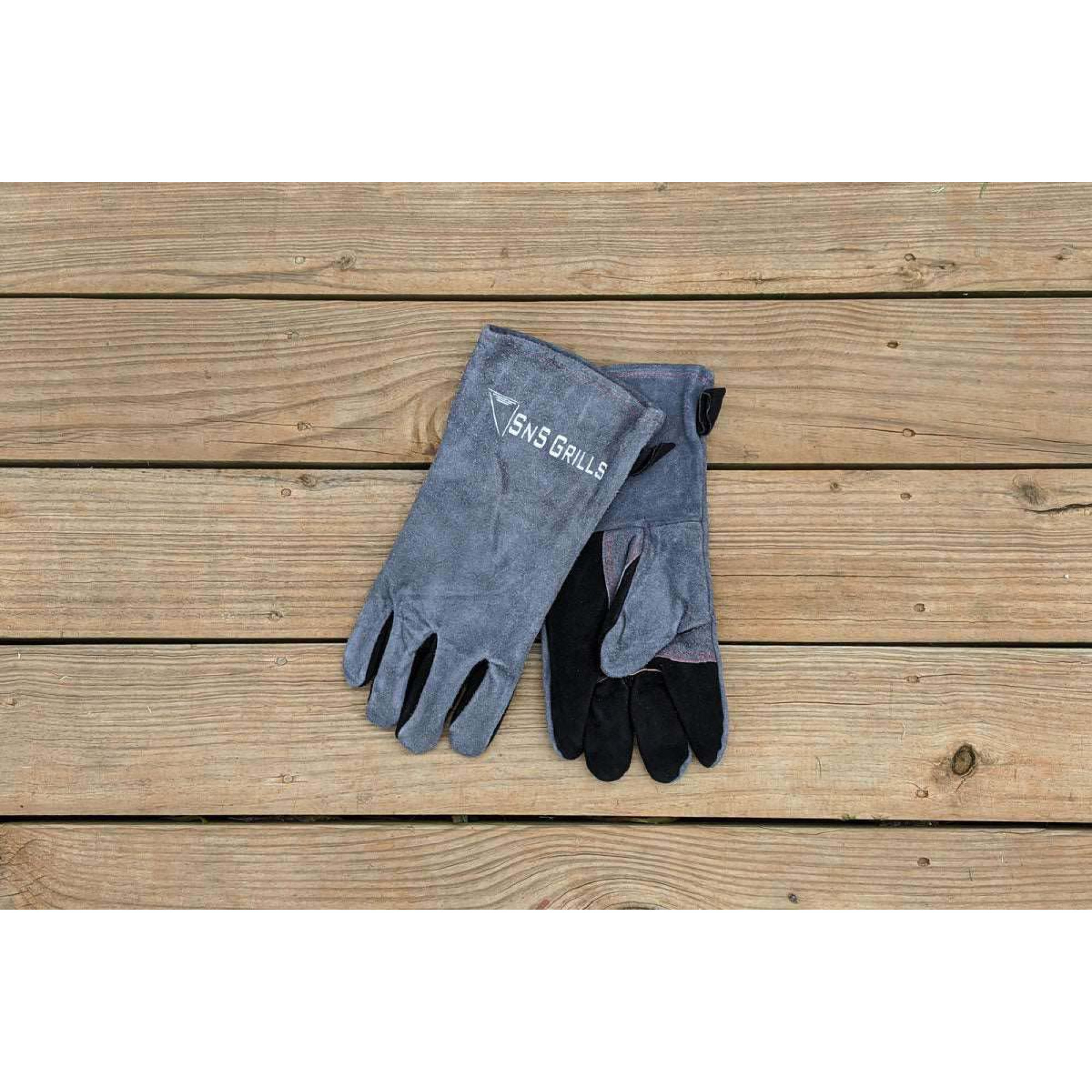 Термостійкі шкіряні рукавиці для гриля Slow and Sear SNS-GLV - Robinzon.ua