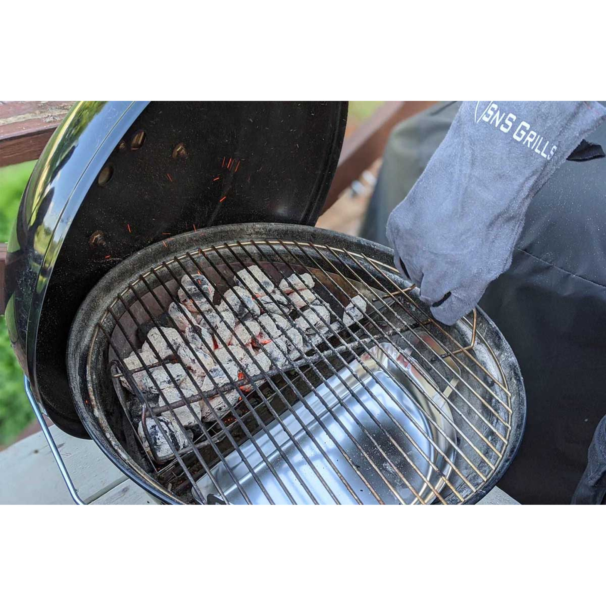 Термостійкі шкіряні рукавиці для гриля Slow and Sear SNS-GLV - 3 - Robinzon.ua