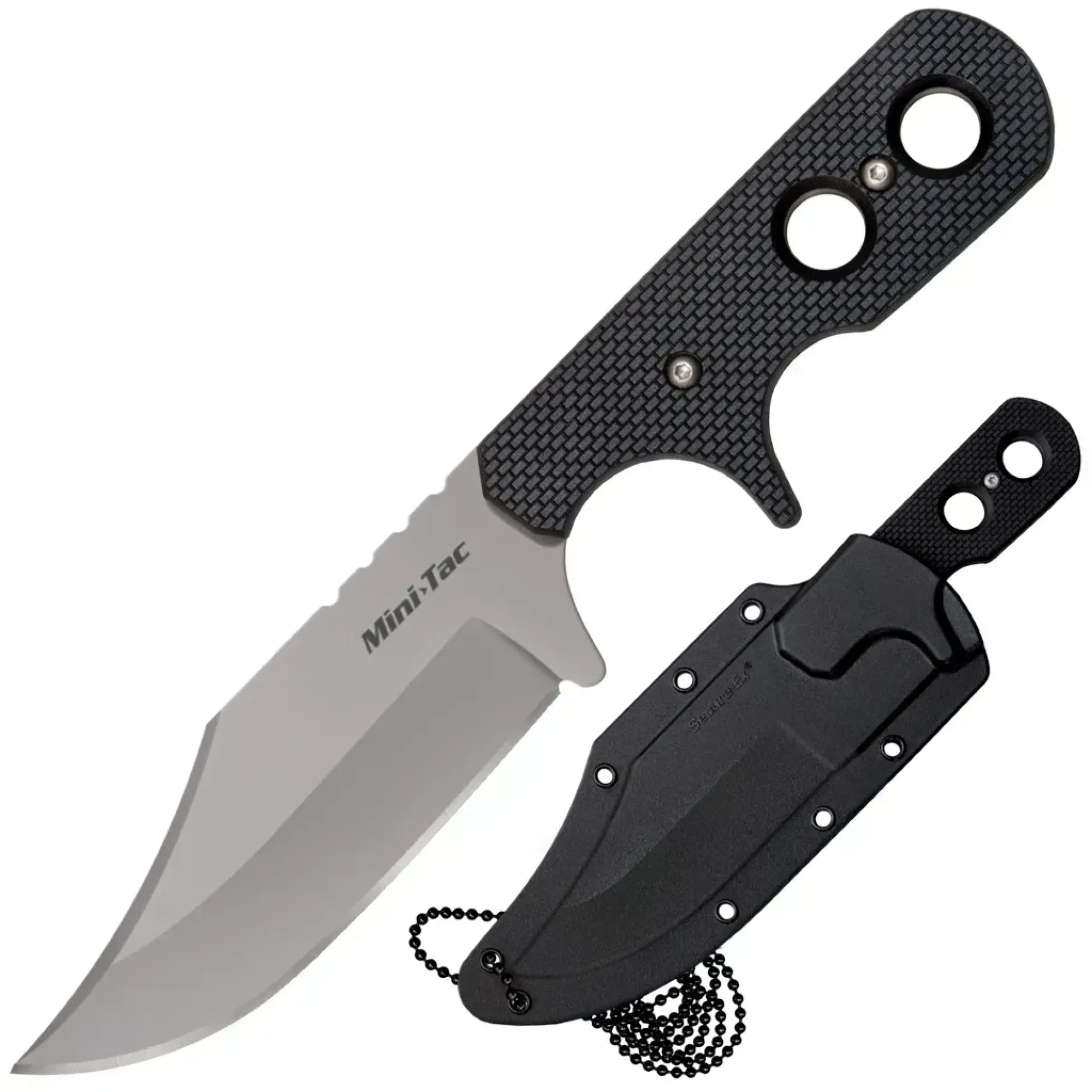 Ніж Cold Steel Mini Tac Bowie, Black (CST CS-49HCF) - Robinzon.ua