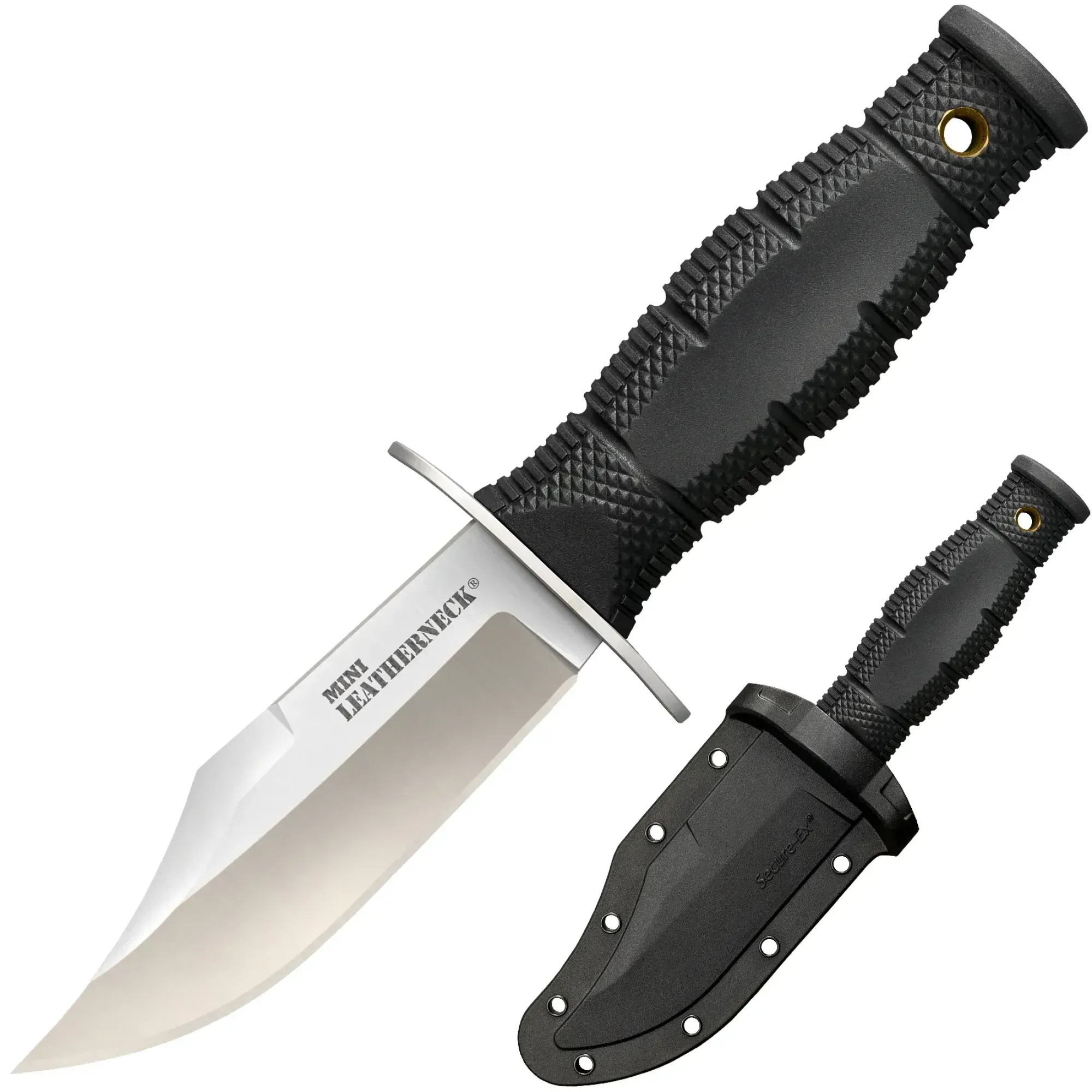 Ніж Cold Steel Mini Leather Neck Clip Point, Black (CST CS-39LSAB) - Robinzon.ua
