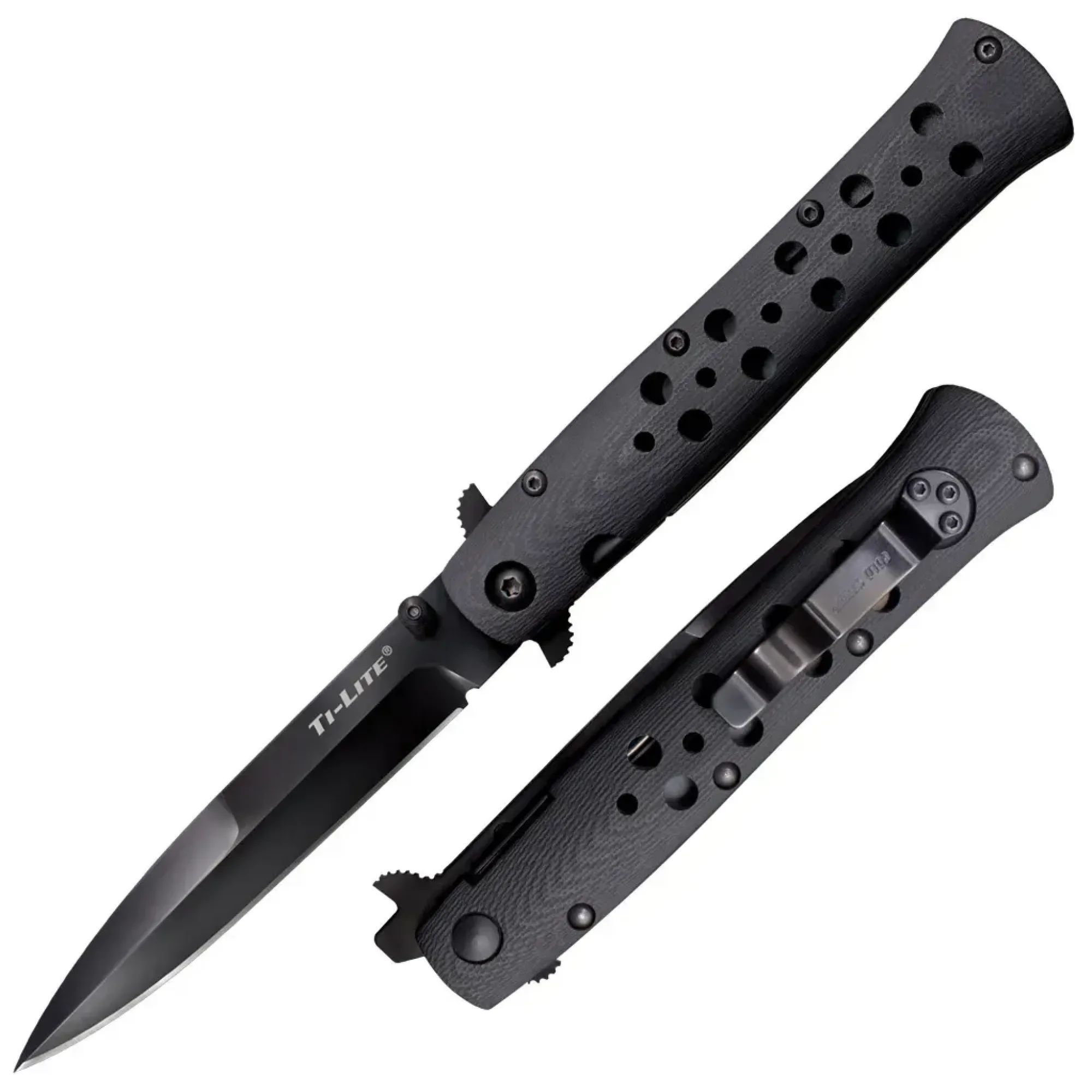Ніж складаний Cold Steel 4" TI-Lite, G-10, S35VN (2018), Black (CST CS-26C4) - 2 - Robinzon.ua