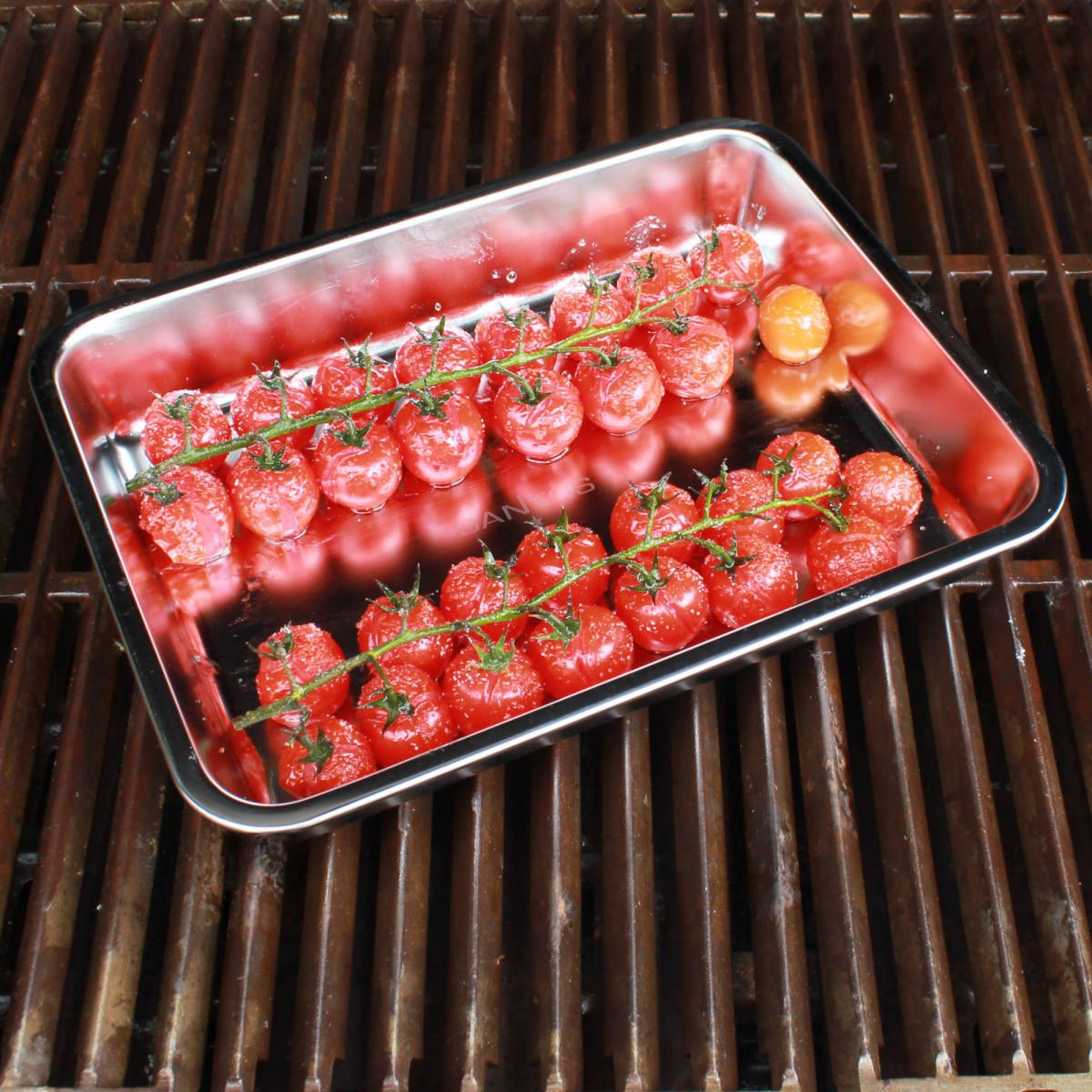 Піддон з нержавіючої сталі для гриля SANTOS, малий, 26,9 х 4 х 20,9 см 899416 - 1 - Robinzon.ua