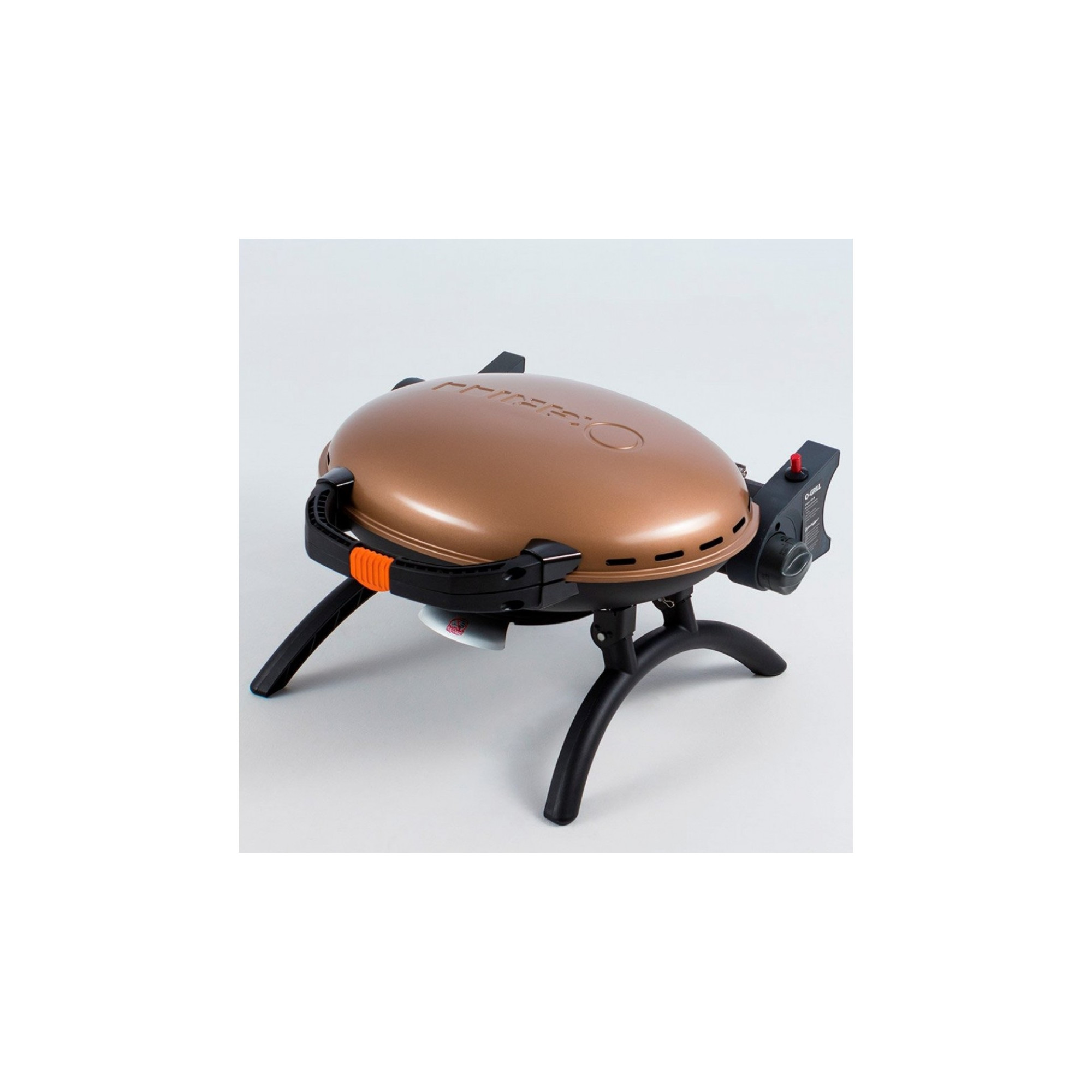 КОМПЛЕКТ Портативний переносний газовий гриль O-GRILL 500, бронзовий + шланг в подарунок! - 2 - Robinzon.ua