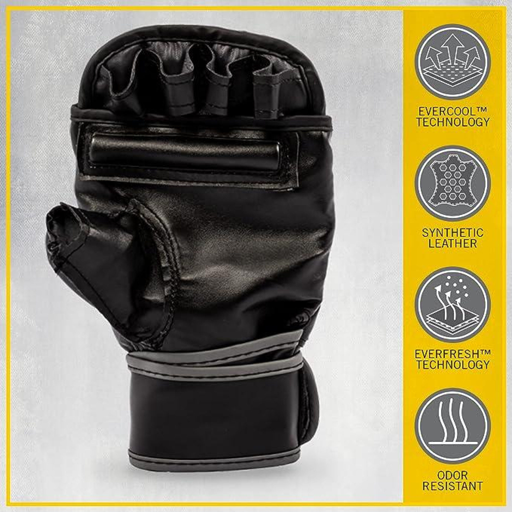 Рукавиці MMA Everlast WRIST WRAP HB GL Чорний L/XL (883341-70-8) - 5 - Robinzon.ua