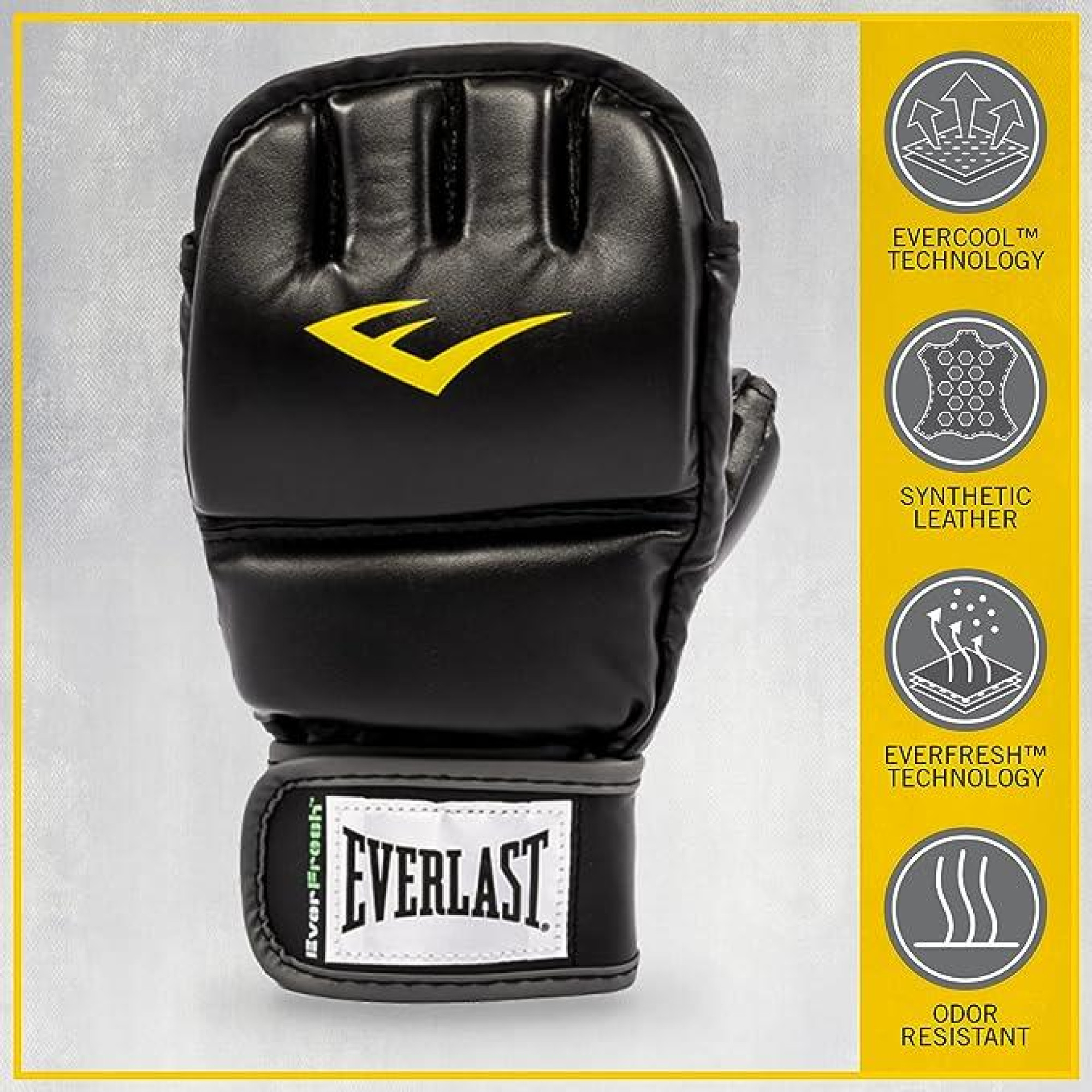 Рукавиці MMA Everlast WRIST WRAP HB GL Чорний L/XL (883341-70-8) - 4 - Robinzon.ua