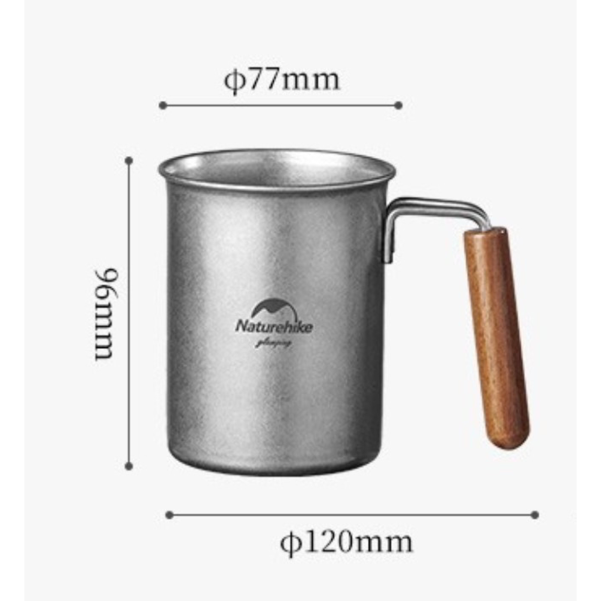 Кружка Naturehike із нержавіючої сталі 350 мл NH21SJ001 - 4 - Robinzon.ua