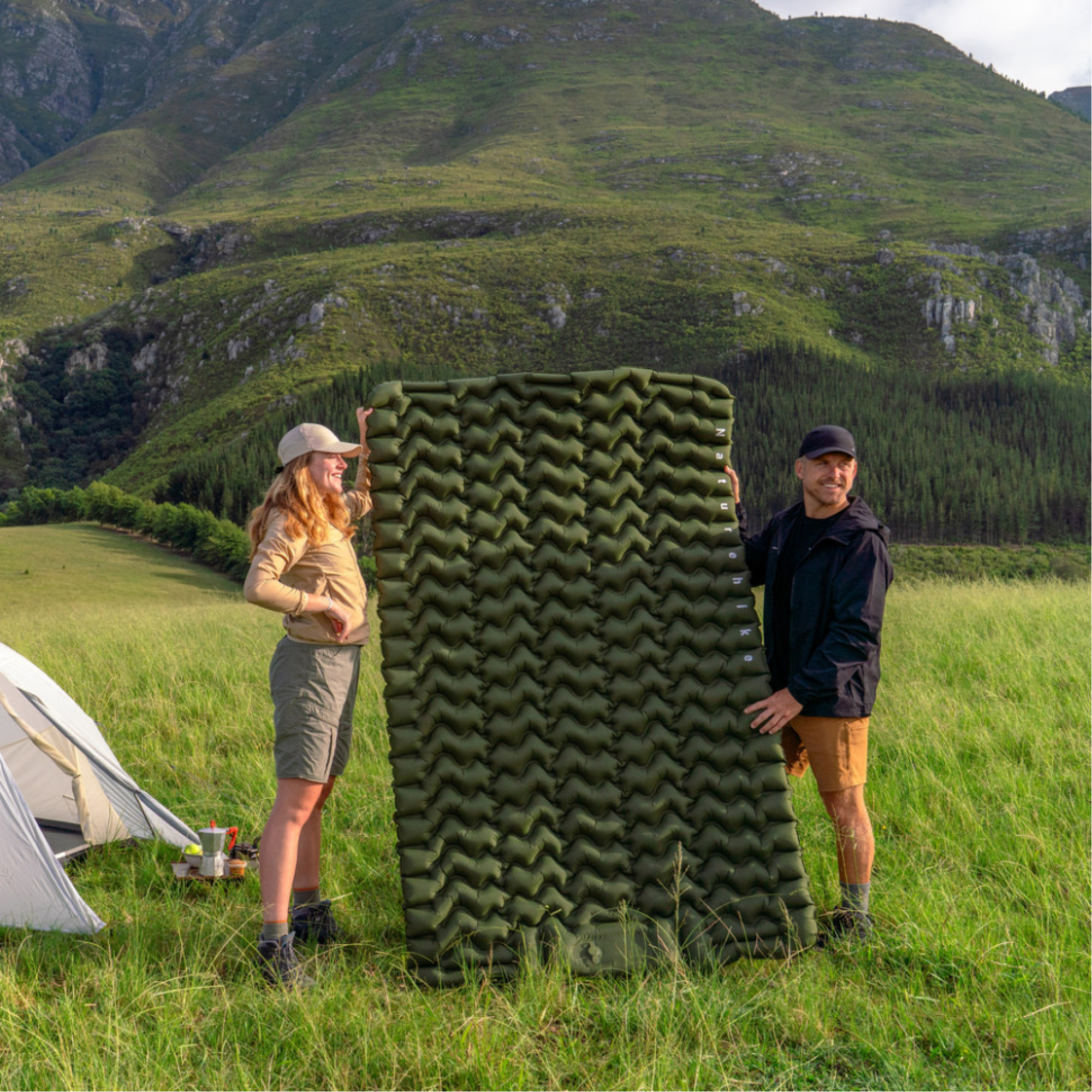 Надувний килимок Naturehike із вбудованою помпою, синій CNK2550WS019 - 6 - Robinzon.ua