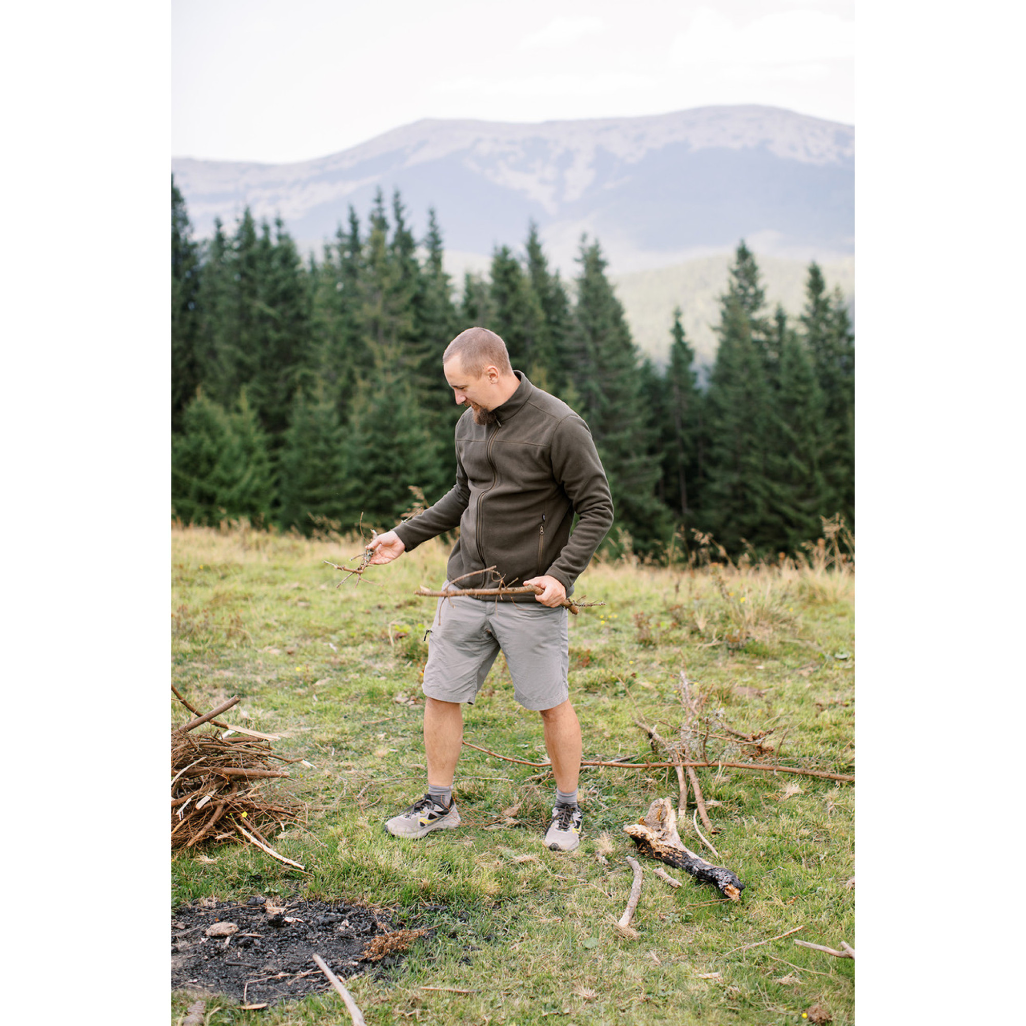 Кофта флісова Tribe Fleece Jacket Full Zip T-KJ-0011-olive, 54 - 2 - Robinzon.ua