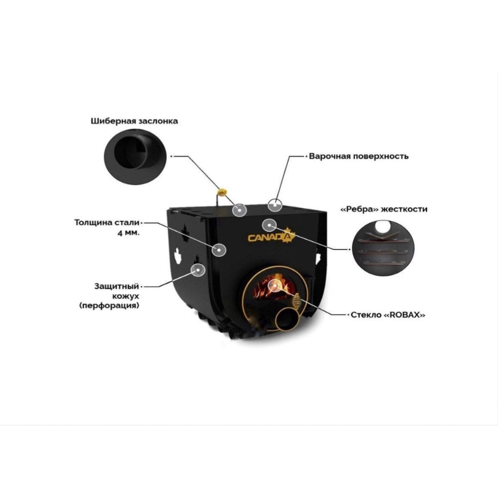 Булер'ян «Canada» з варильною поверхнею «03» - 1 - Robinzon.ua