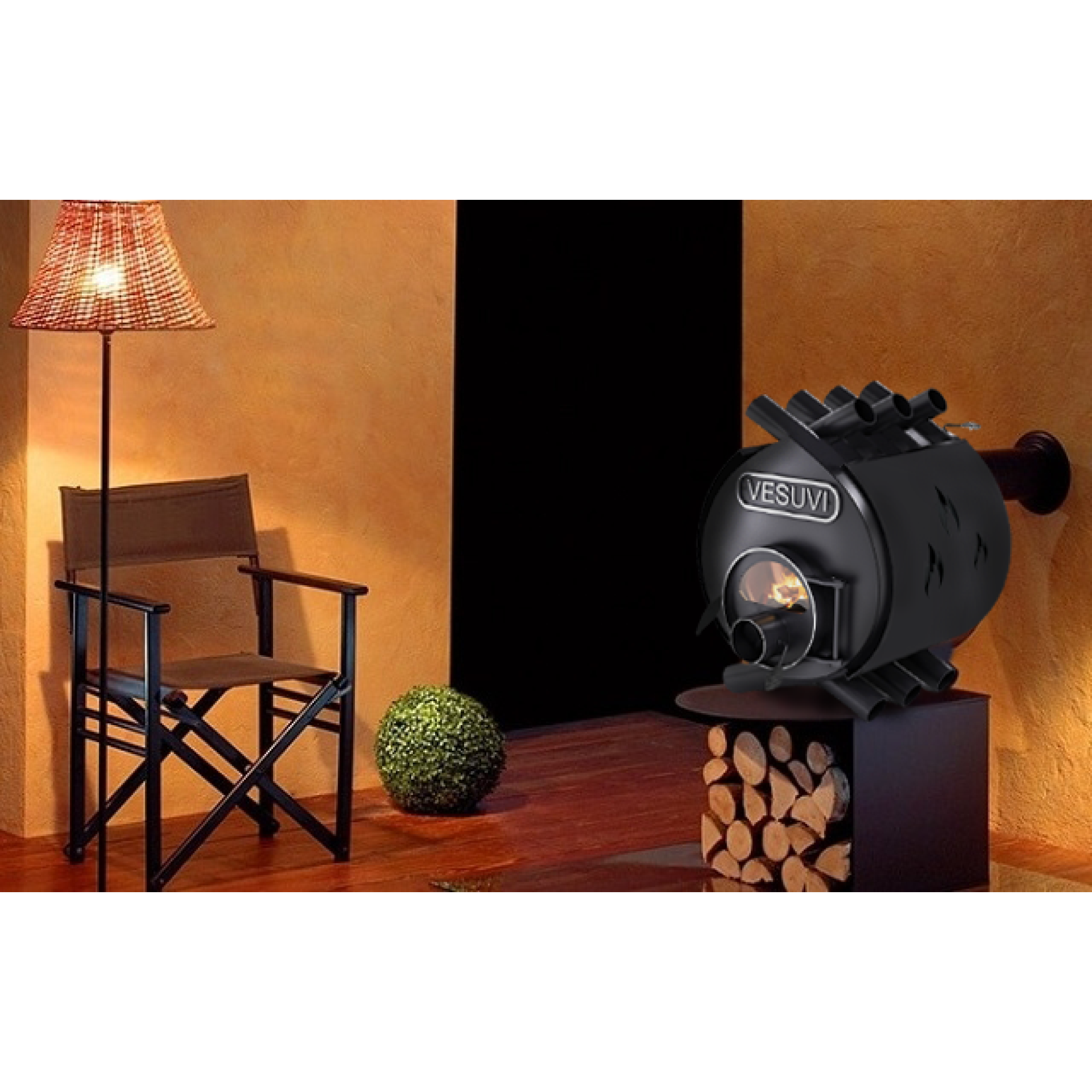 Булер'ян «Vesuvi» classic «00» з термостійким склом та захисним кожухом - 1 - Robinzon.ua