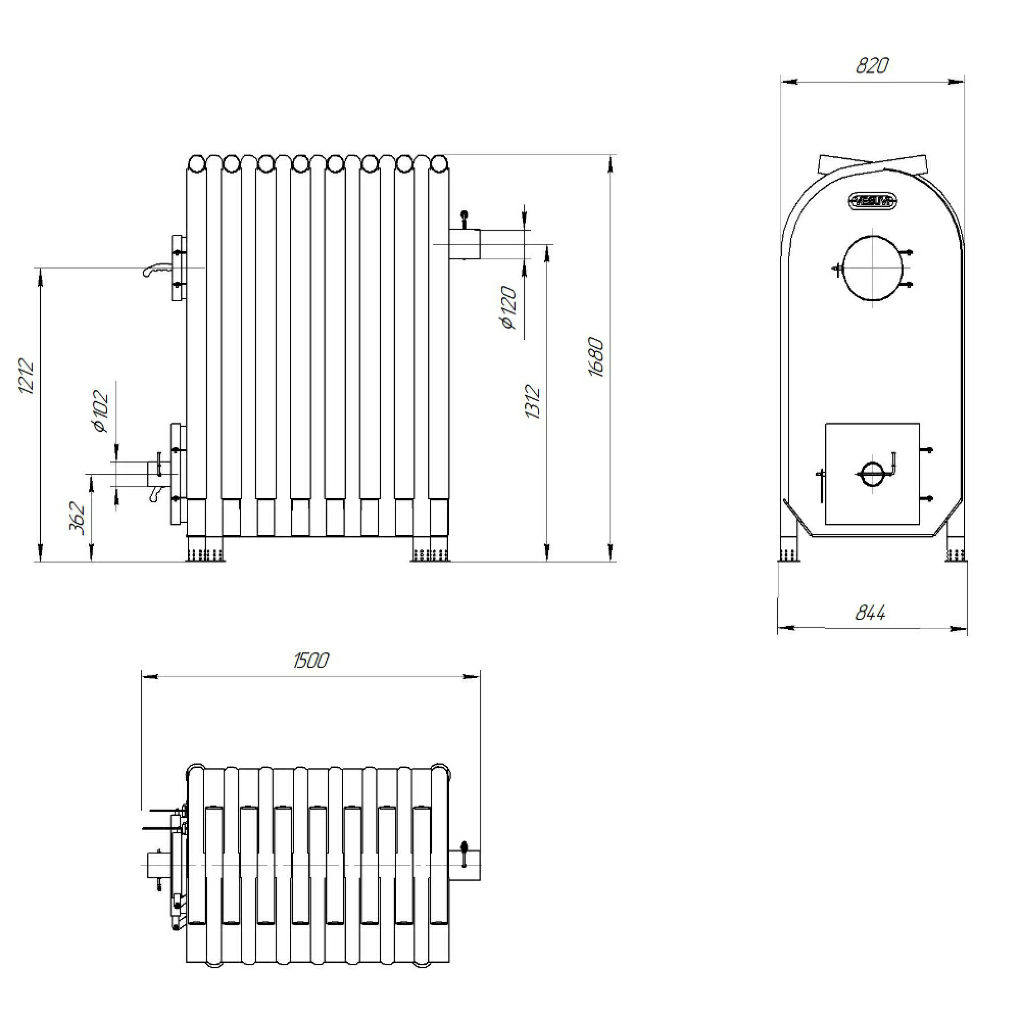 Булер'ян «Vesuvi» classic «08 - 1 - Robinzon.ua
