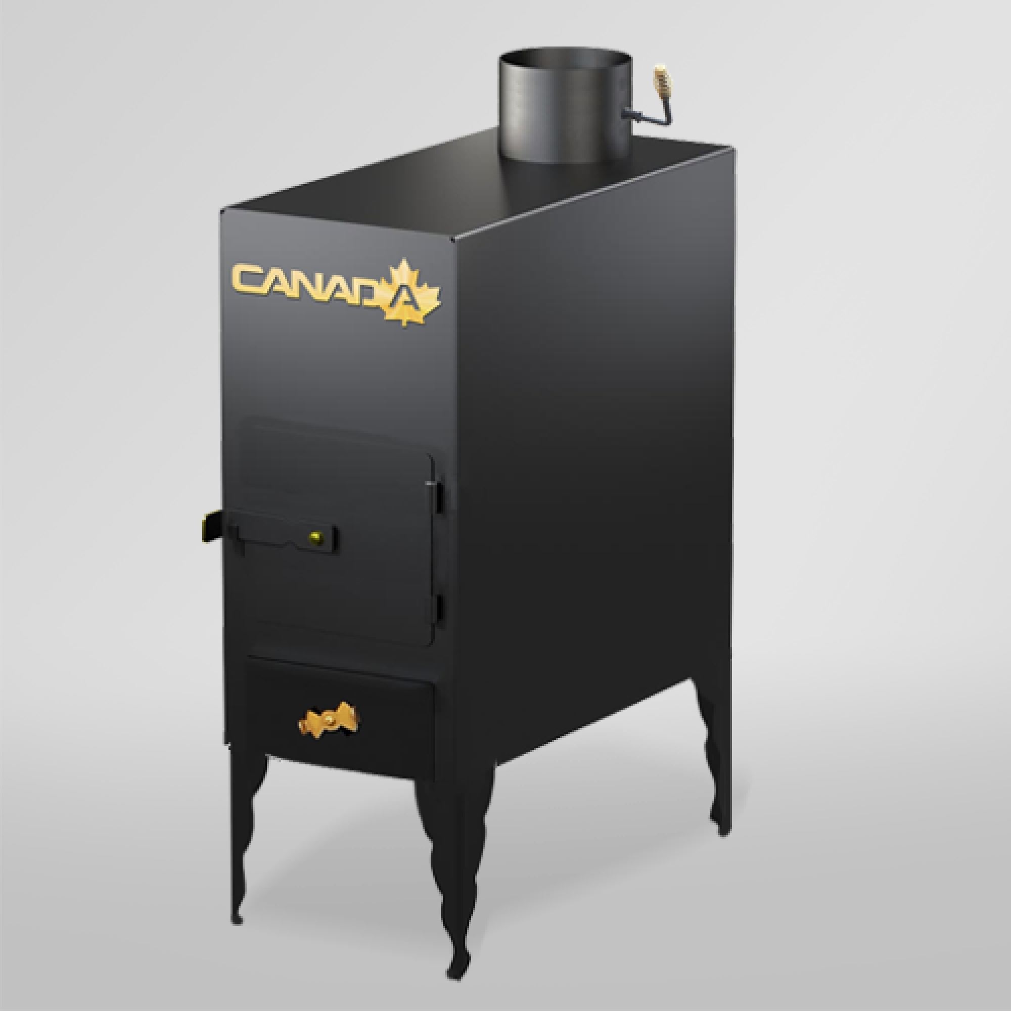 Піч дров'яна «Canada» економ тривалого горіння LUX - Robinzon.ua