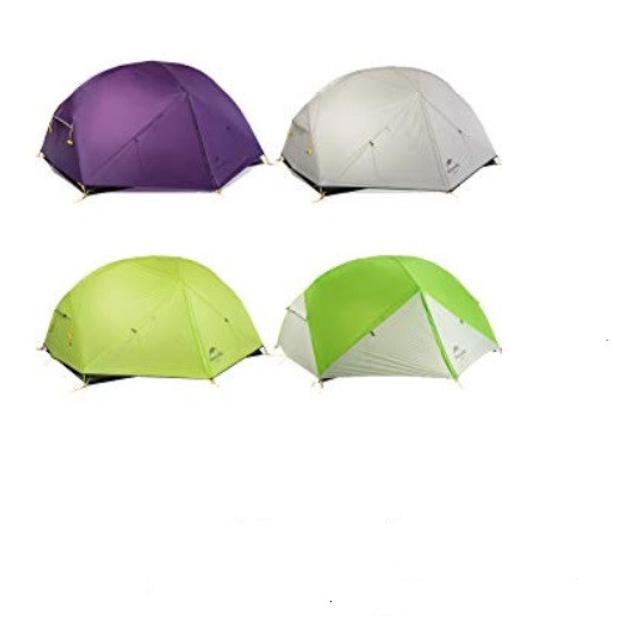 Двухместная палатка Naturehike Mongar 2 фиолетовая NH17T007-M - 2 - Robinzon.ua