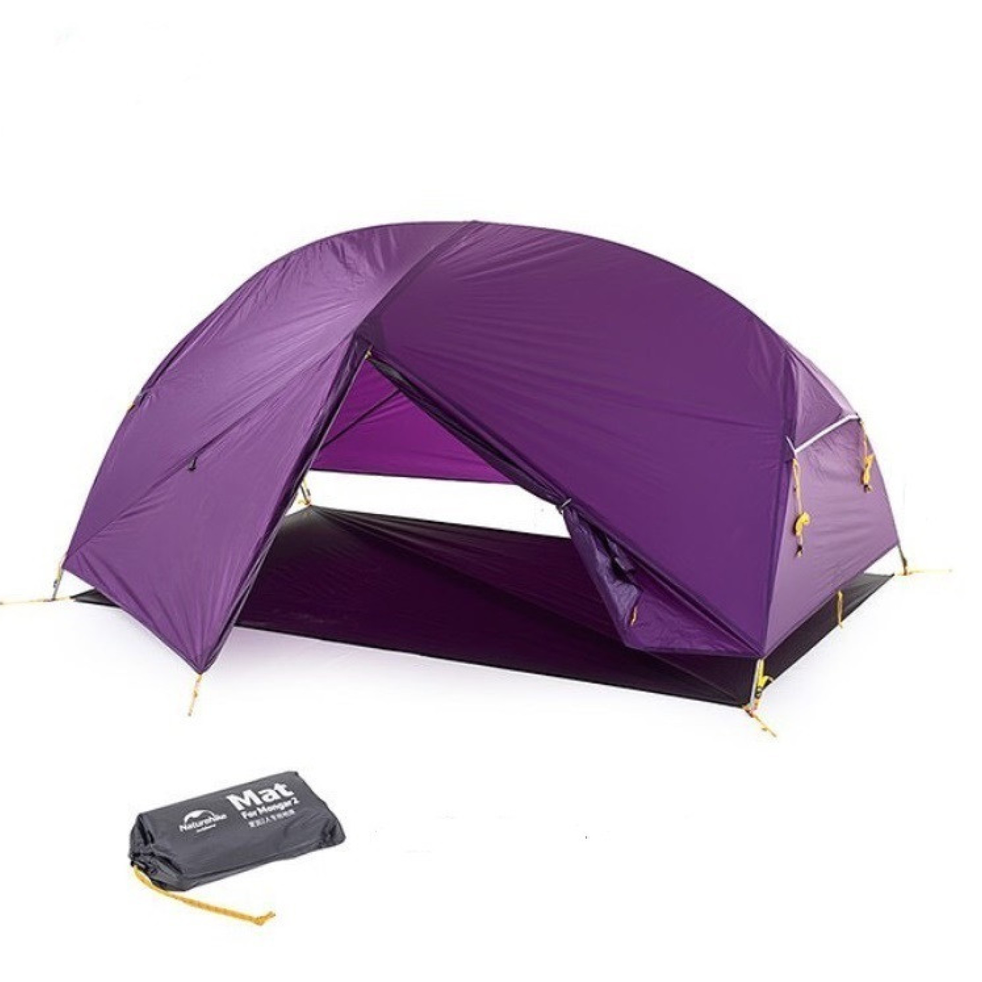 Двухместная палатка Naturehike Mongar 2 фиолетовая NH17T007-M - 1 - Robinzon.ua