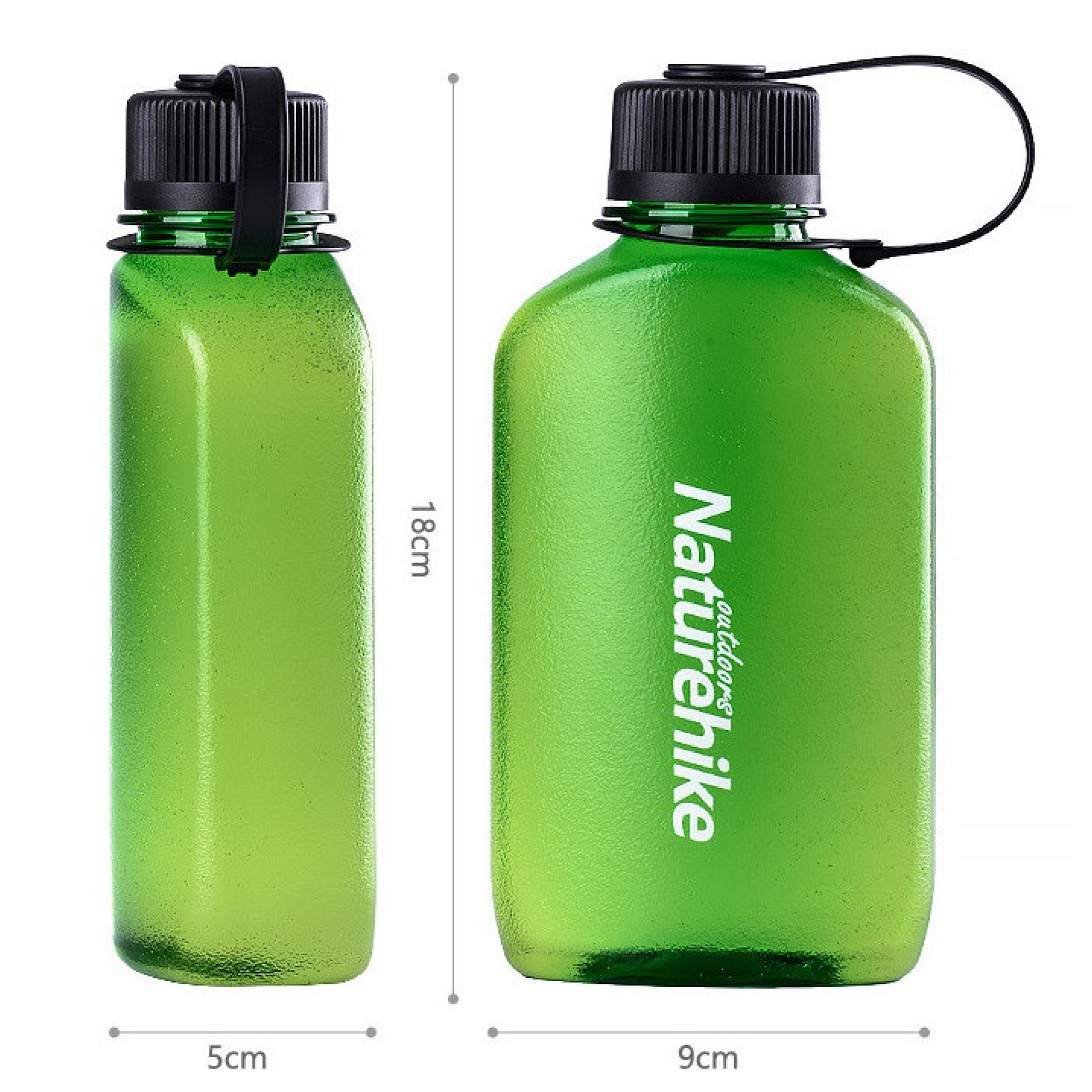 Фляга Naturehike ретро 450 мл зеленая NH61A063-B. - 2 - Robinzon.ua