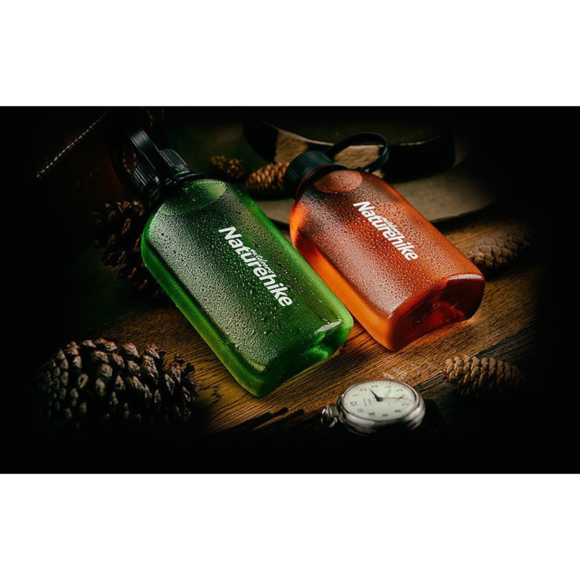 Фляга Naturehike ретро 450 мл зеленая NH61A063-B. - 5 - Robinzon.ua