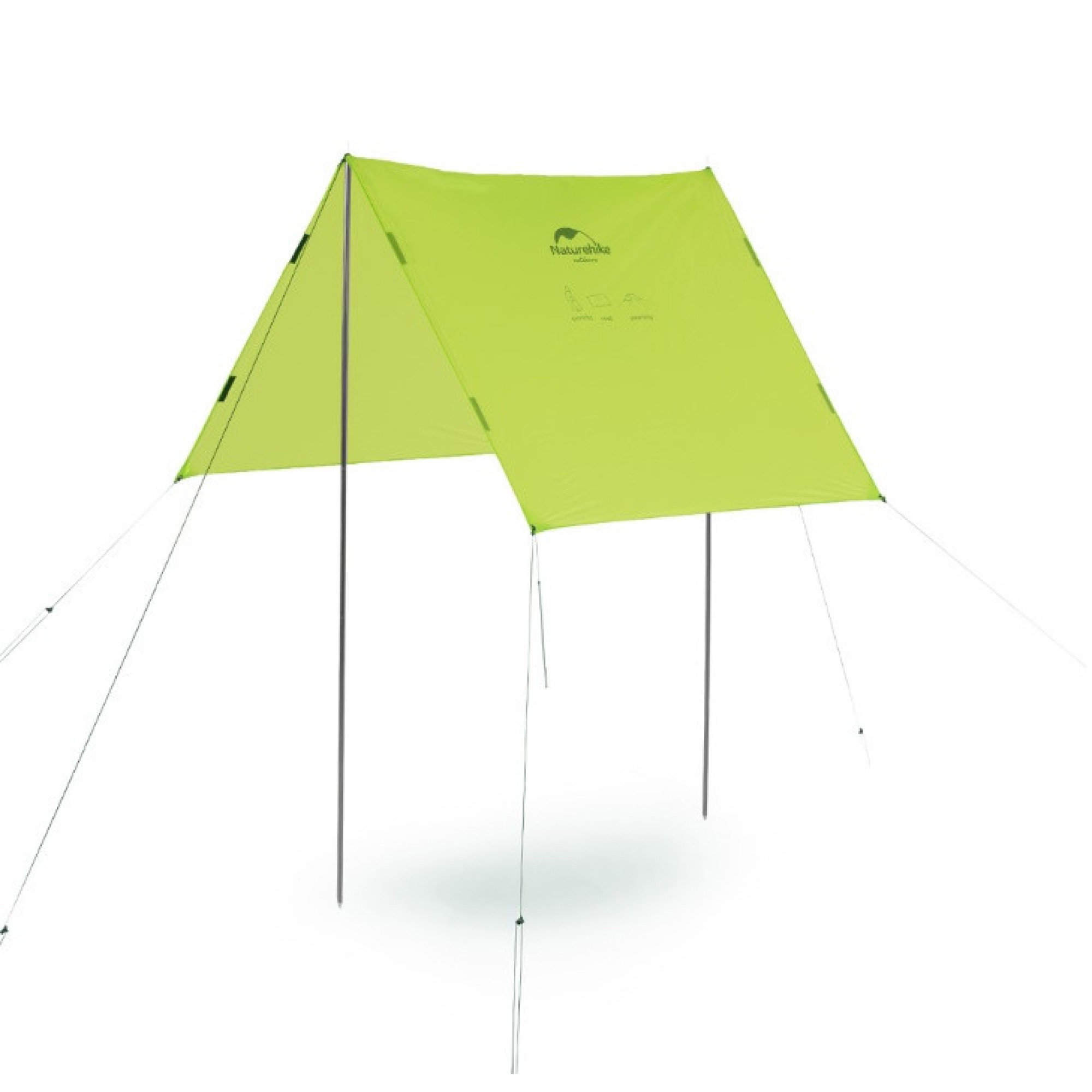 Пончо Naturehike 20D нейлон салатовый NH17D003-M. - 1 - Robinzon.ua