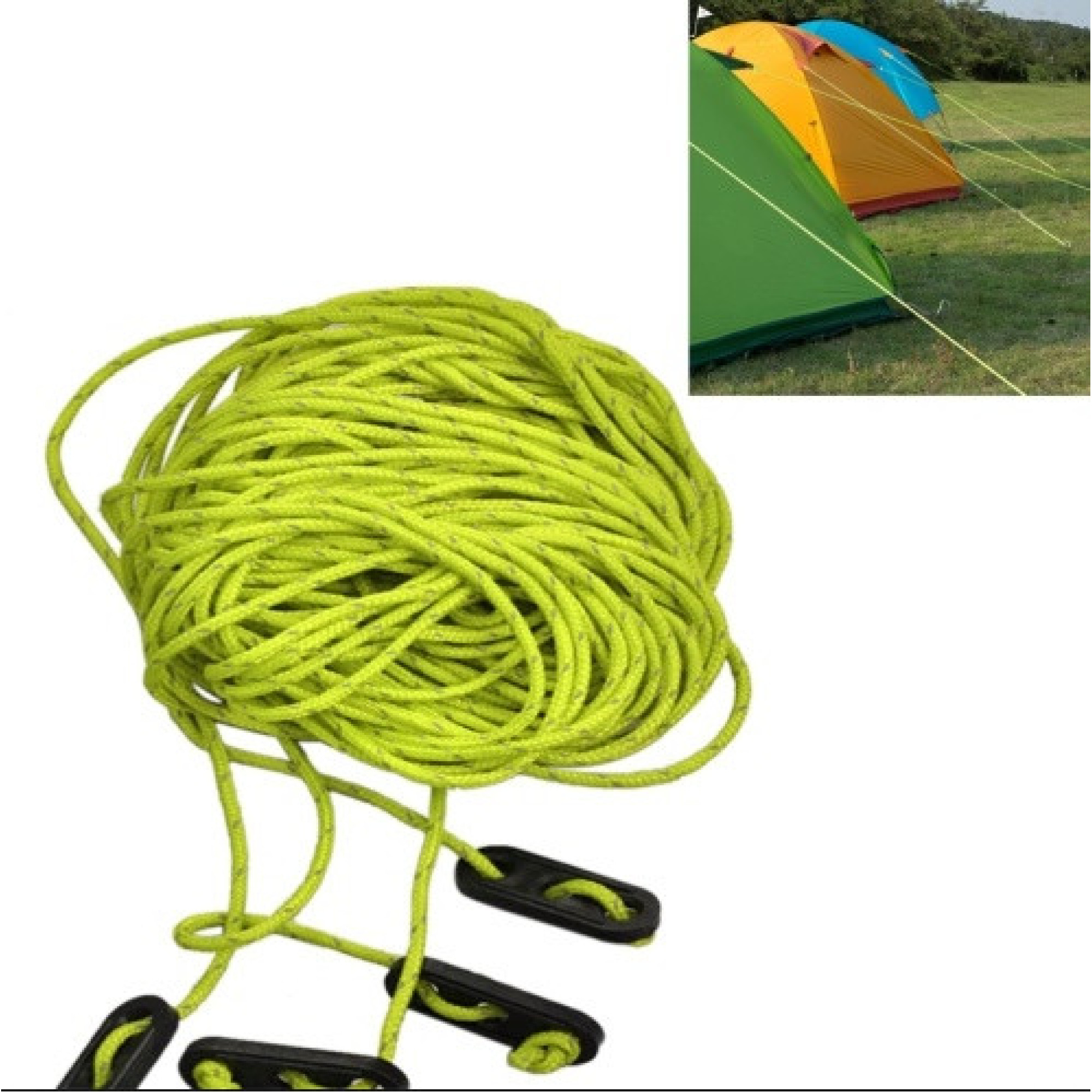 Комплект відтяжок для наметів і тентів Naturehike  NH15A001-G - 3 - Robinzon.ua