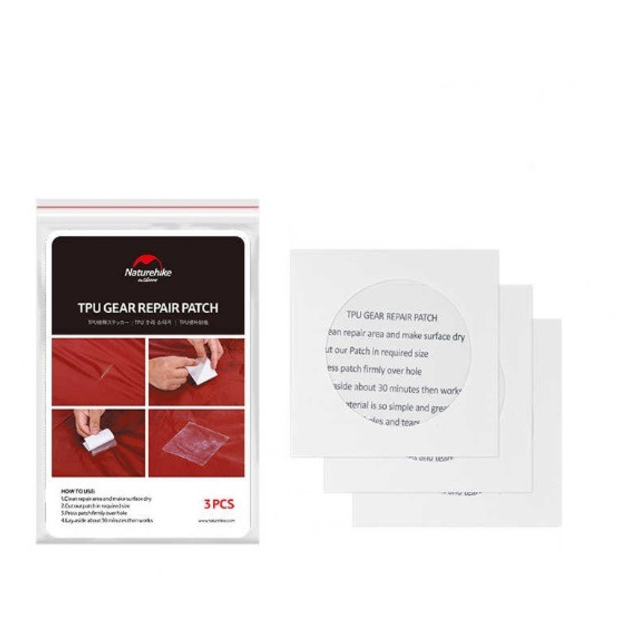 Заплатки для ремонтних робіт Naturehike NH19PJ086 - 1 - Robinzon.ua