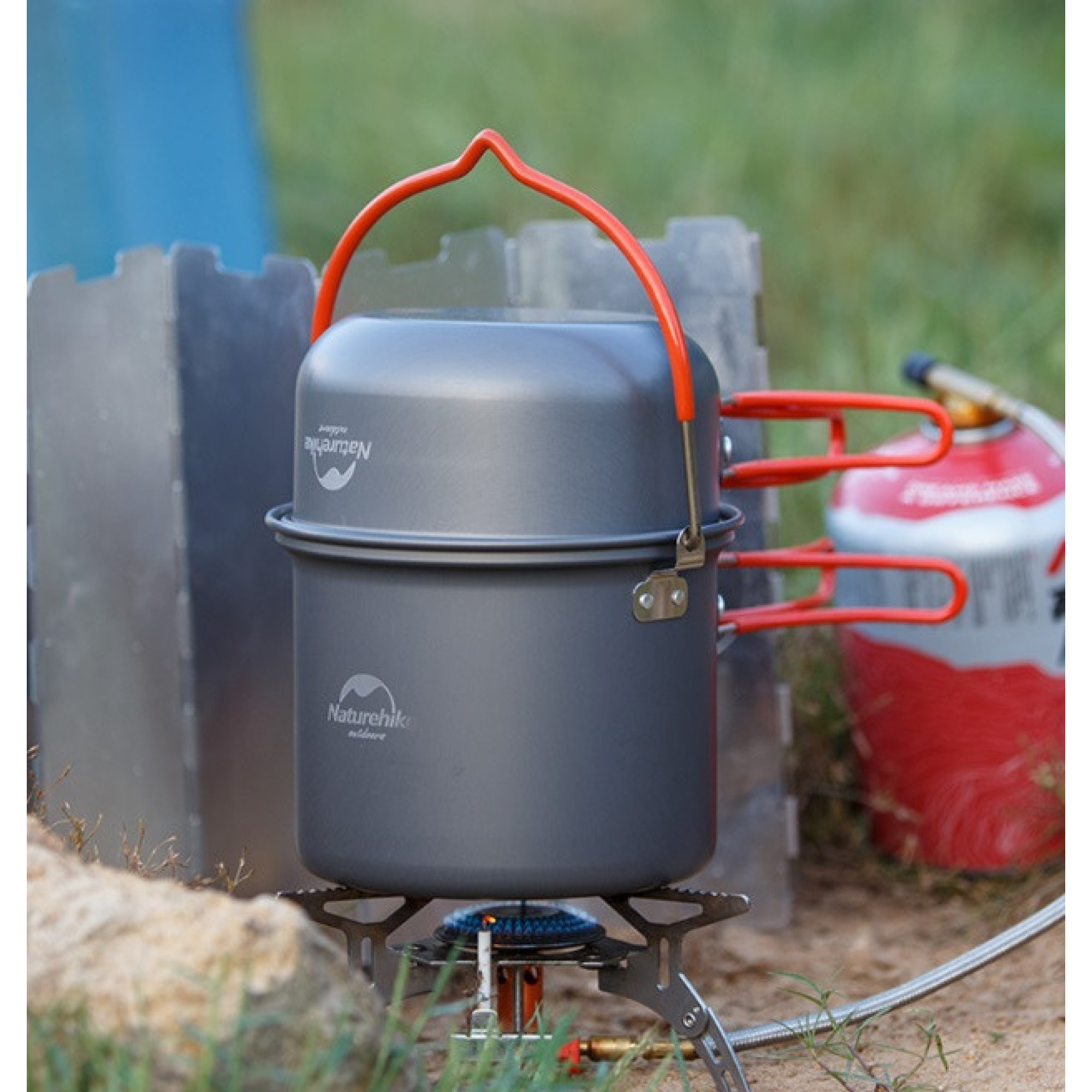 Набір посуду для походу Updated Naturehike NH18T018-G - 4 - Robinzon.ua