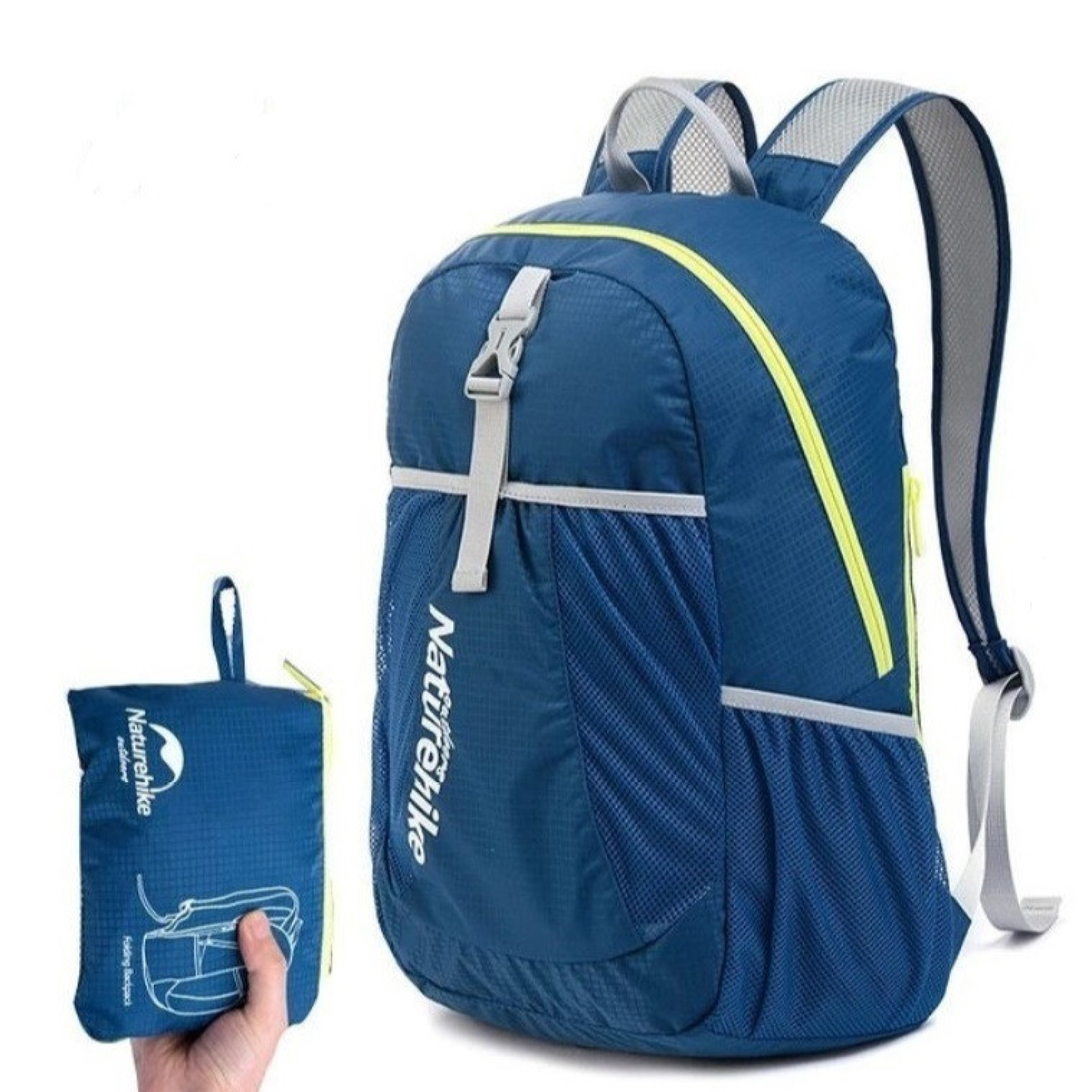 Сложный рюкзак Naturehike 22 л синий NH15A119-B - 1 - Robinzon.ua