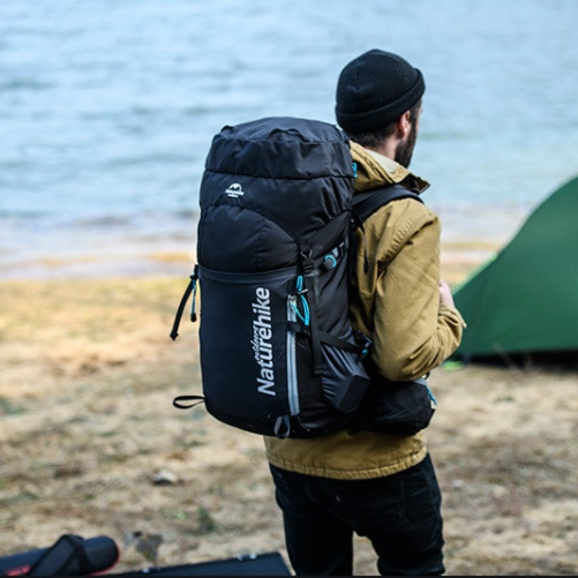 Рюкзак трекінговий Naturehike 45 л чорний NH18Y045-Q - 1 - Robinzon.ua