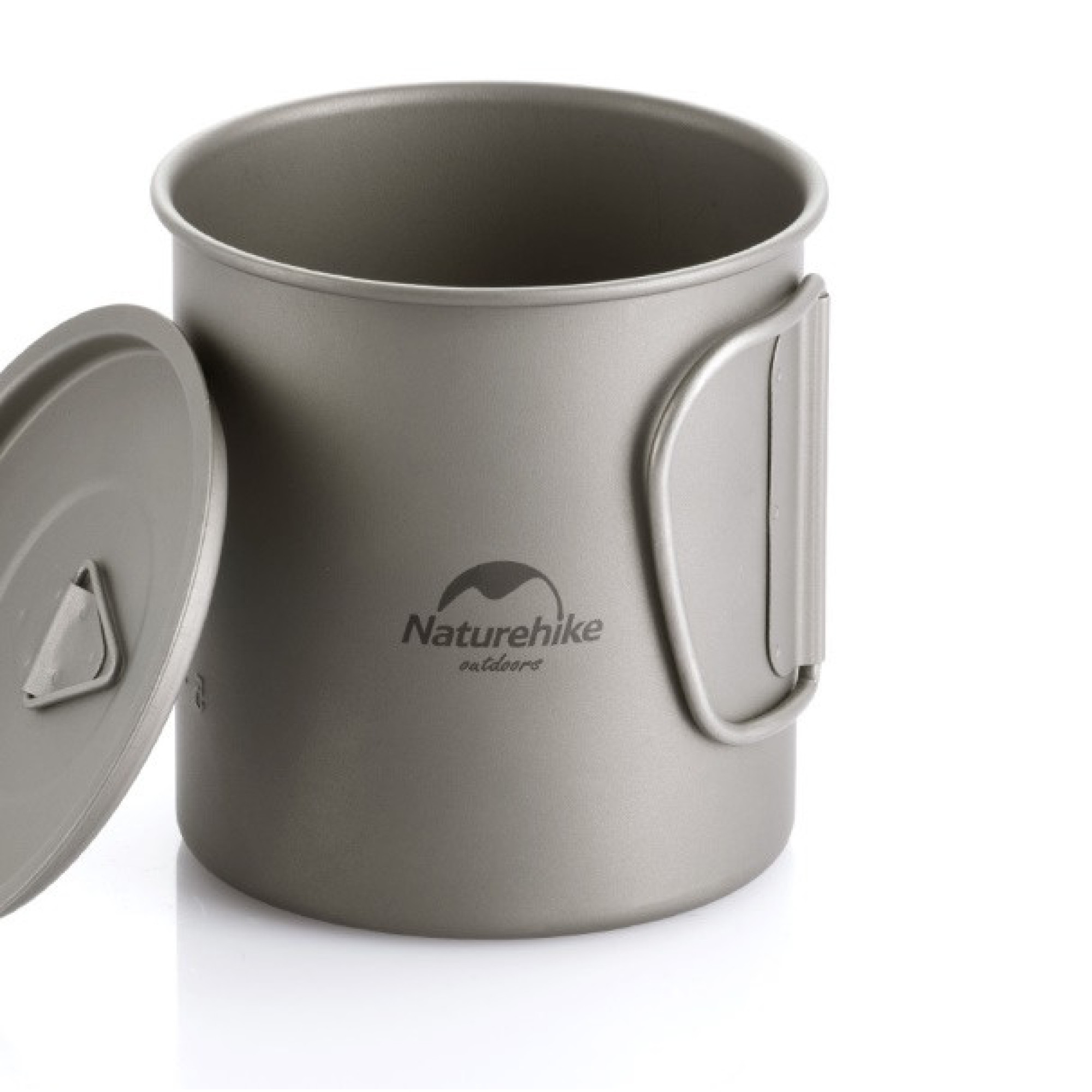 Титановая кружка с крышкой Naturehike 450 мл NH20CJ005. - 1 - Robinzon.ua