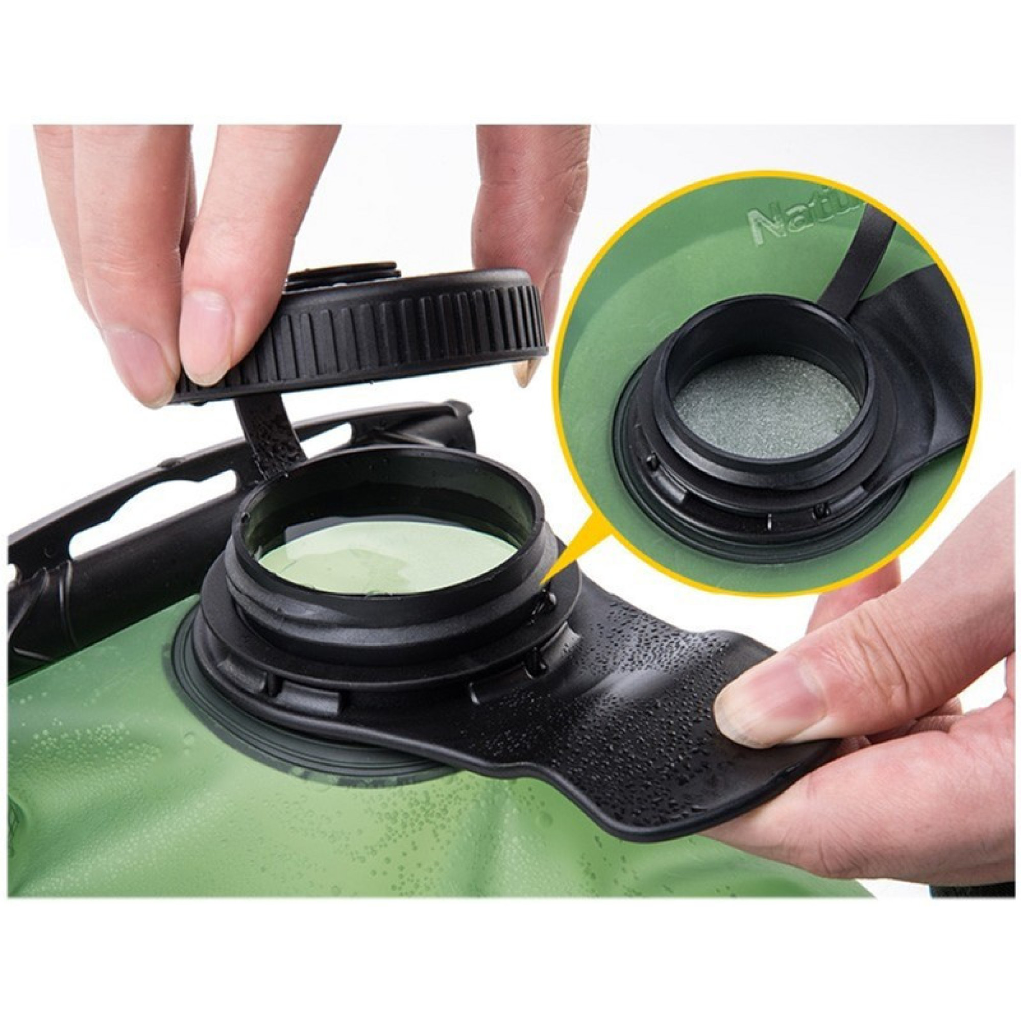 Питьевая система Naturehike PEVA 3 л зеленая NH30Y030-D. - 2 - Robinzon.ua