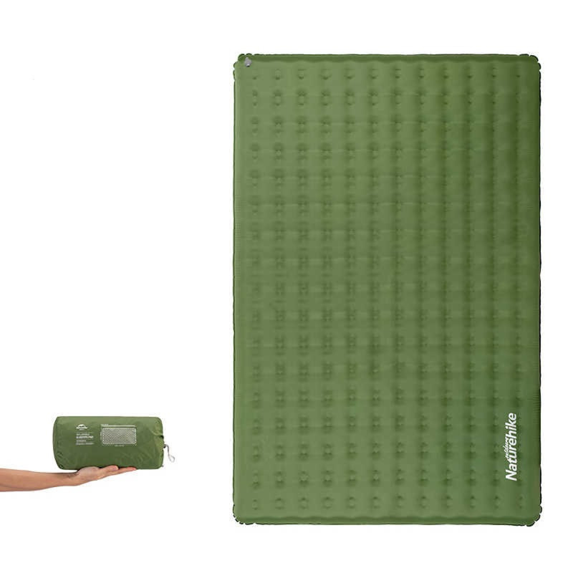 Двухместный коврик Naturehike зеленый NH19QD010 - 1 - Robinzon.ua