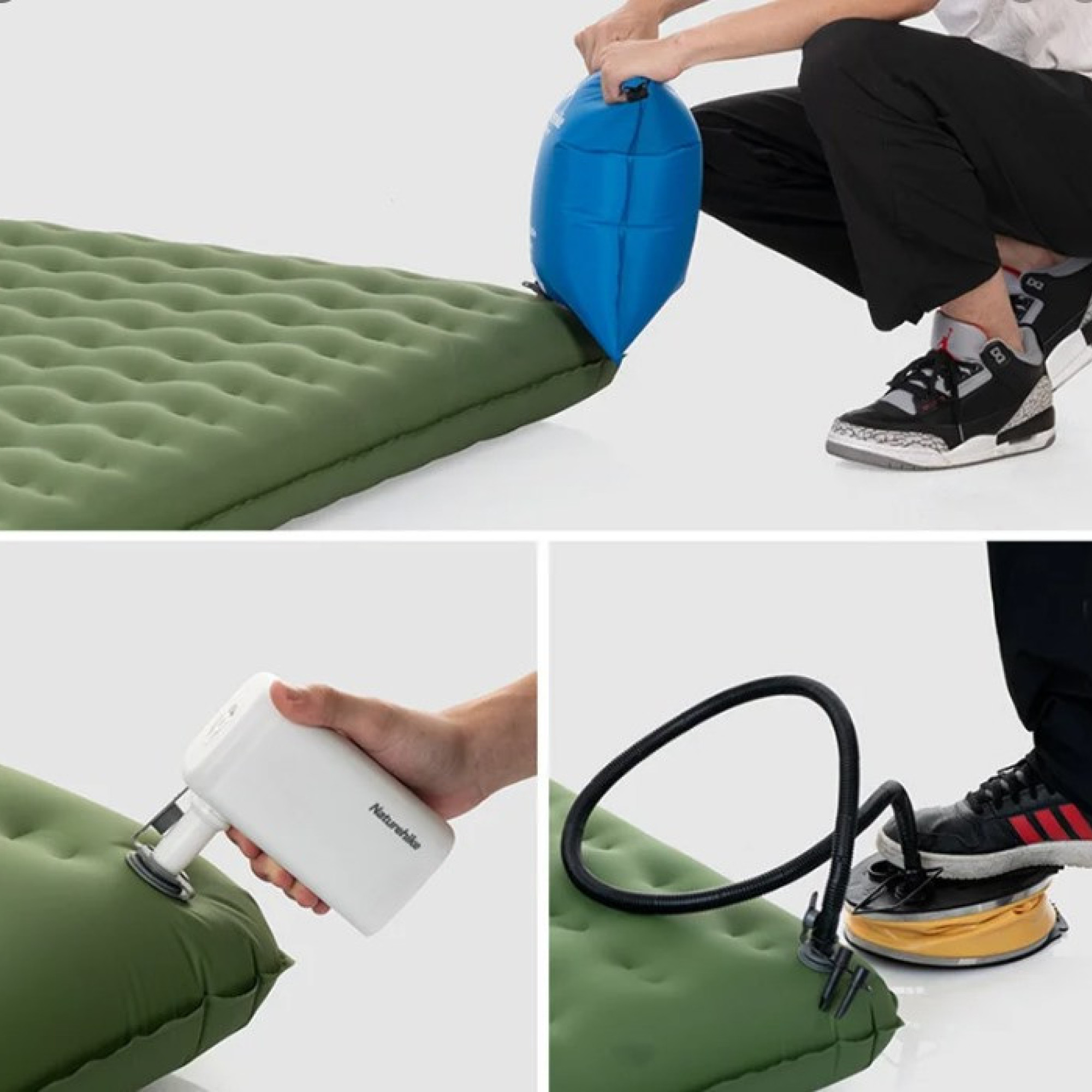 Двухместный коврик Naturehike зеленый NH19QD010 - 6 - Robinzon.ua