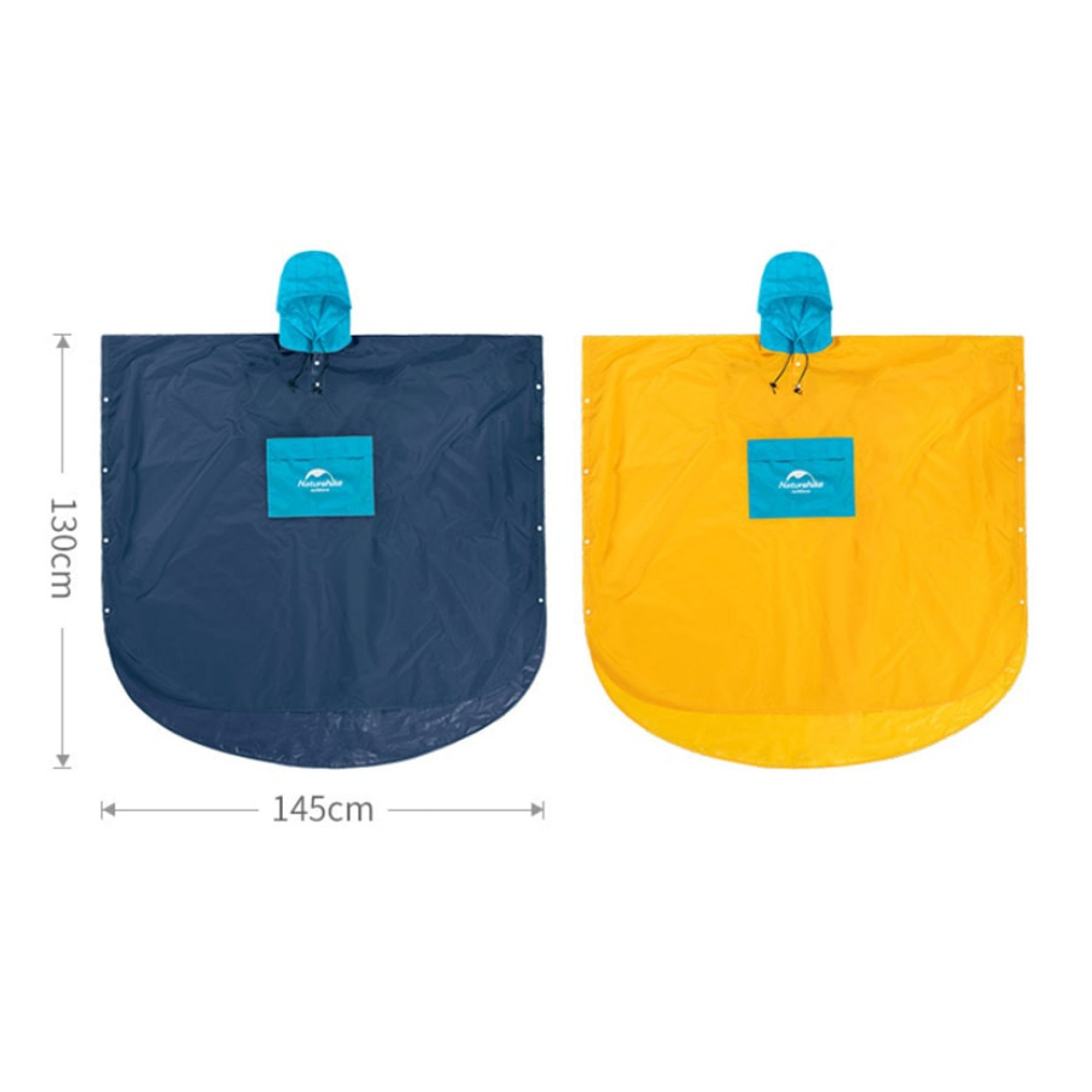 Дождевик-пончо Naturehike размер L синий NH19Y036-Y. - 4 - Robinzon.ua