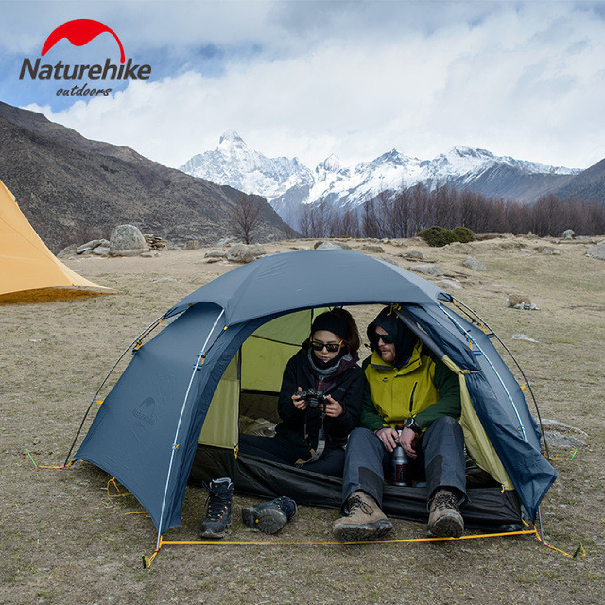 Двухместная палатка Naturehike Cloud Peak синяя NH19K240-Y. - 3 - Robinzon.ua