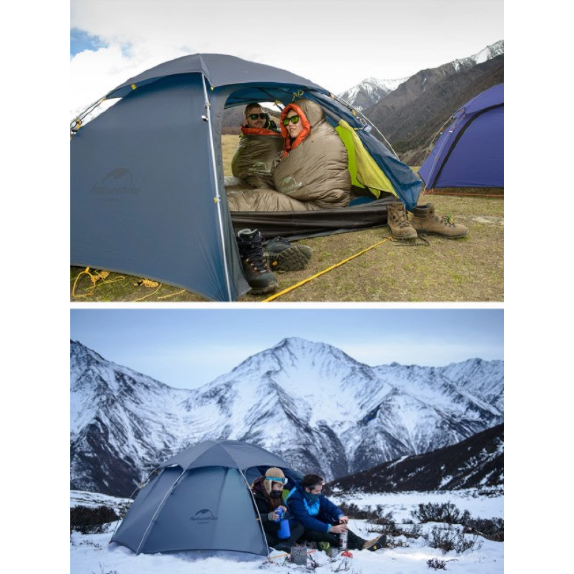 Двухместная палатка Naturehike Cloud Peak синяя NH19K240-Y. - 5 - Robinzon.ua