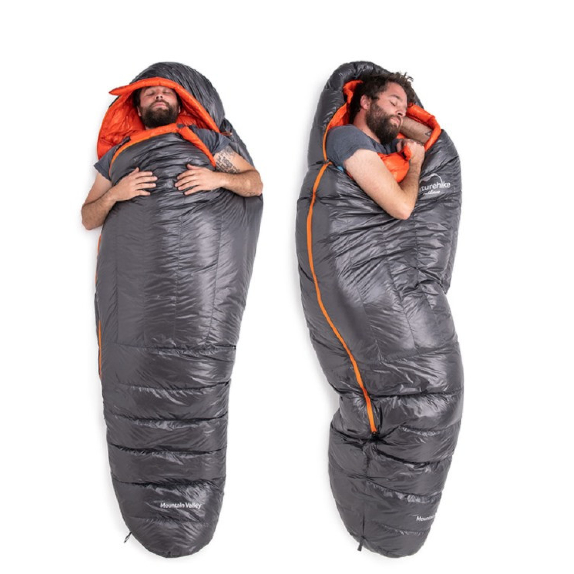 Спальный мешок пуховый Naturehike ULG 400G серый NH19YD001. - 4 - Robinzon.ua