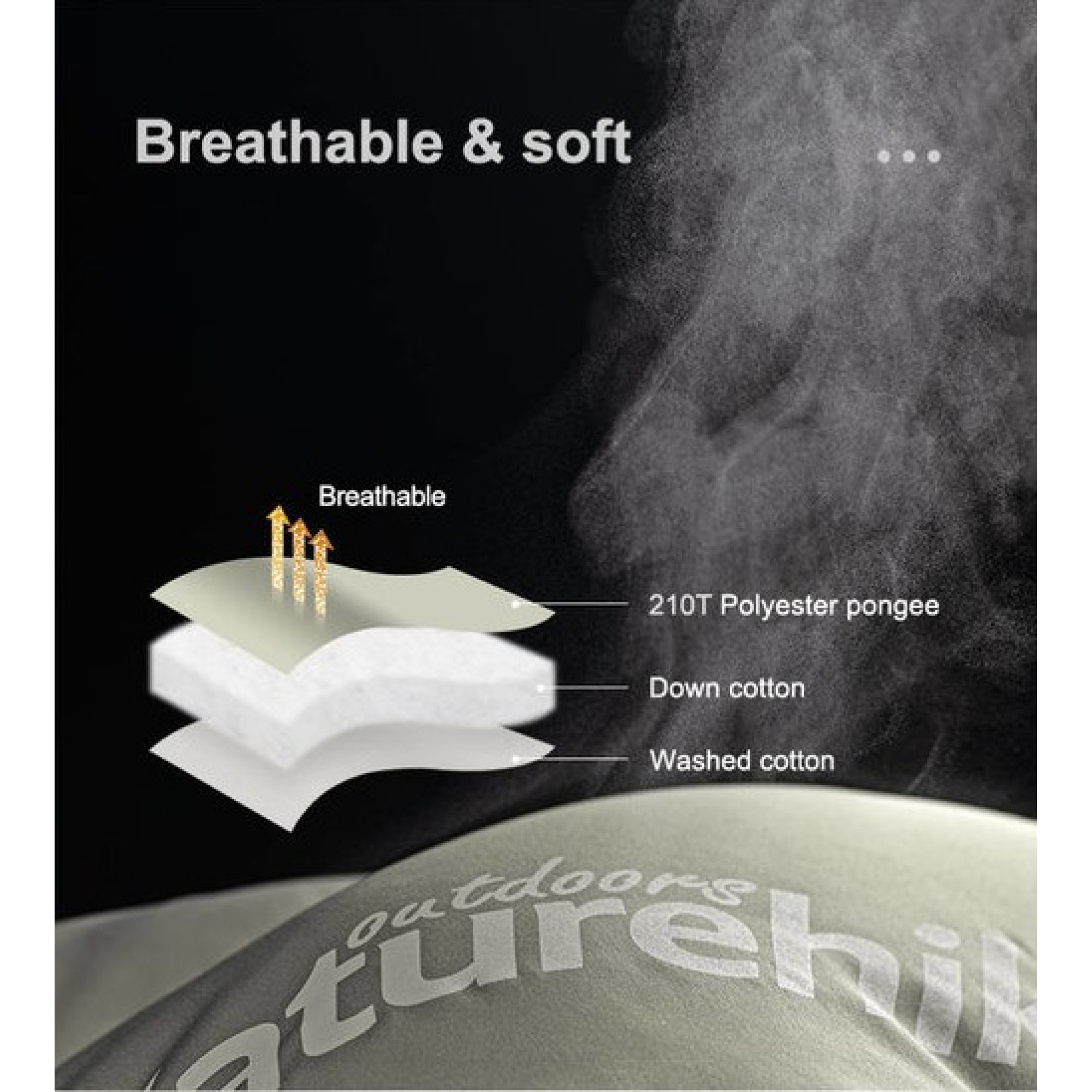 Спальник Naturehike M400 сірий NH20MSD02 - 6 - Robinzon.ua