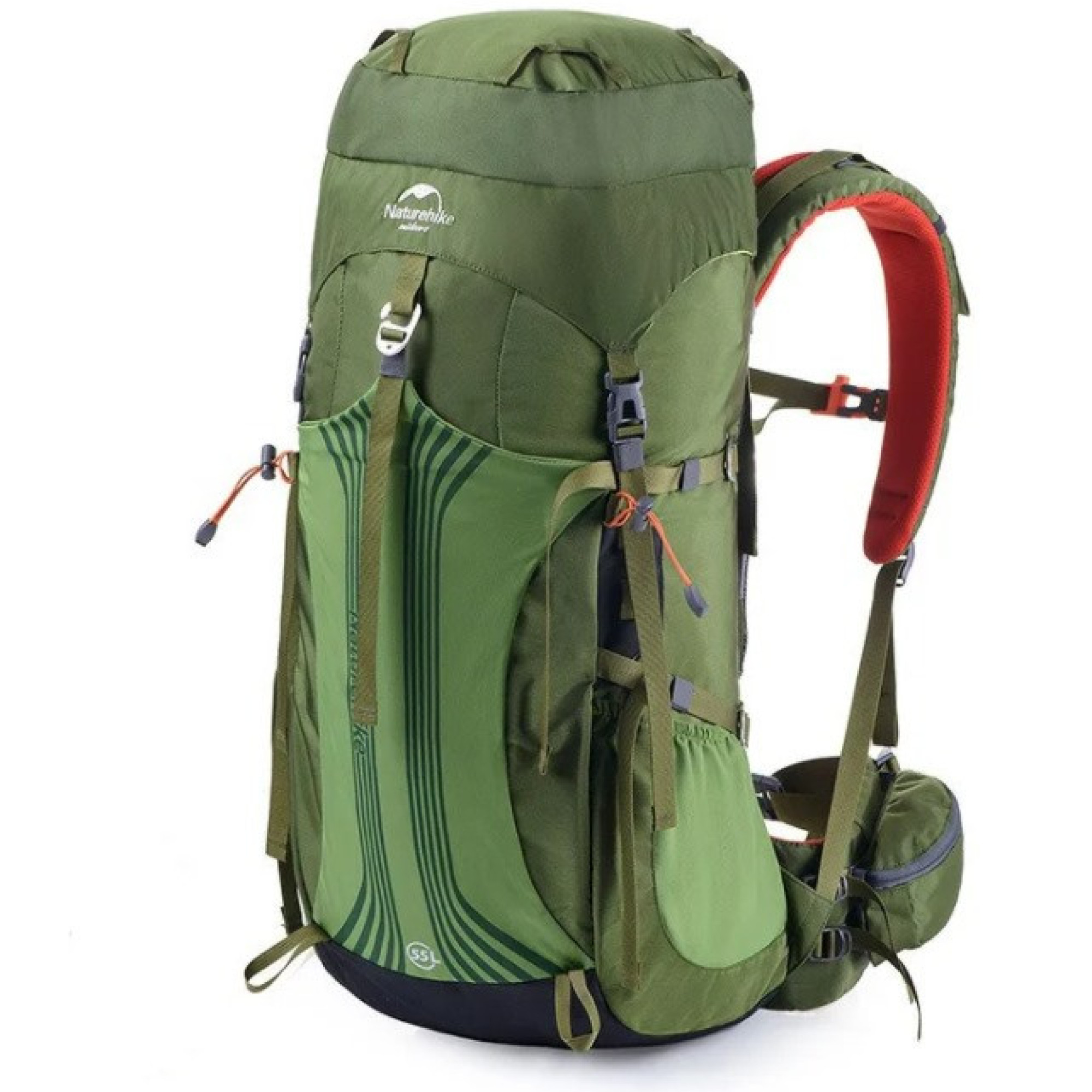 Рюкзак туристичний Naturehike 65 + 5 л  зелений NH16Y065-Q - Robinzon.ua