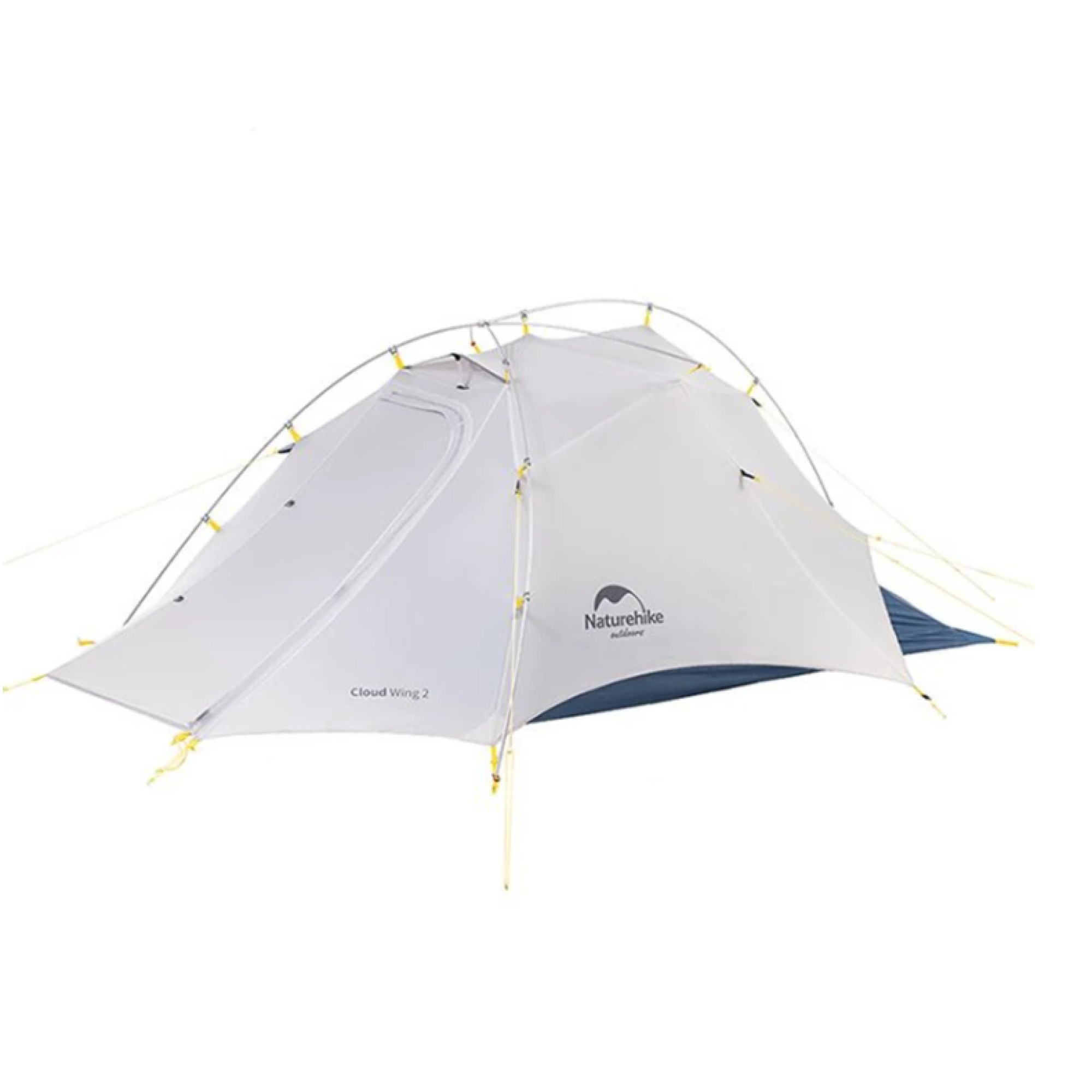 Двомісний намет Naturehike CloudUP-Wing 2 сірий  NH19ZP083 - Robinzon.ua