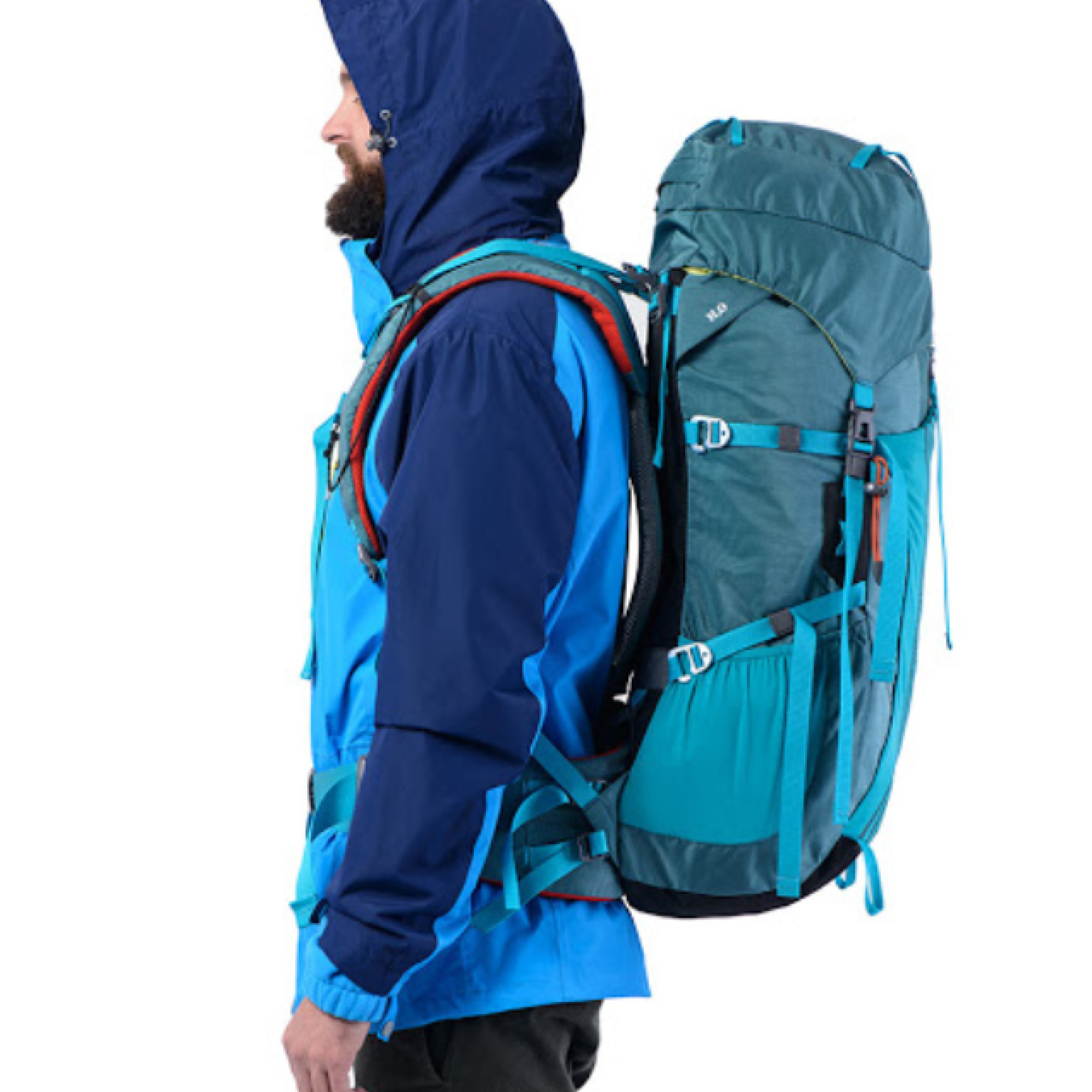 Рюкзак туристический Naturehike 55 + 5 л голубой NH16Y020-Q - 2 - Robinzon.ua