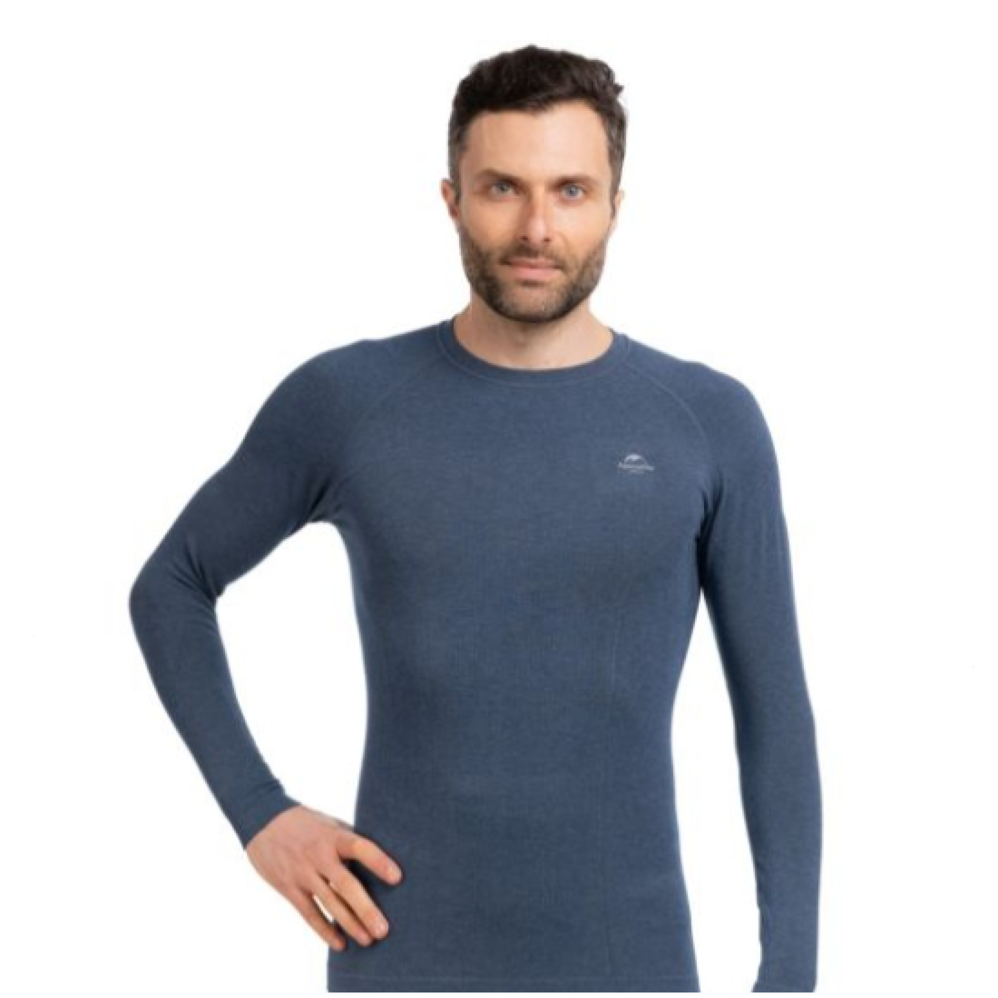 Чоловіча термокофта Heatmax Naturehike розмір ХХL синя NH19FS023 - Robinzon.ua