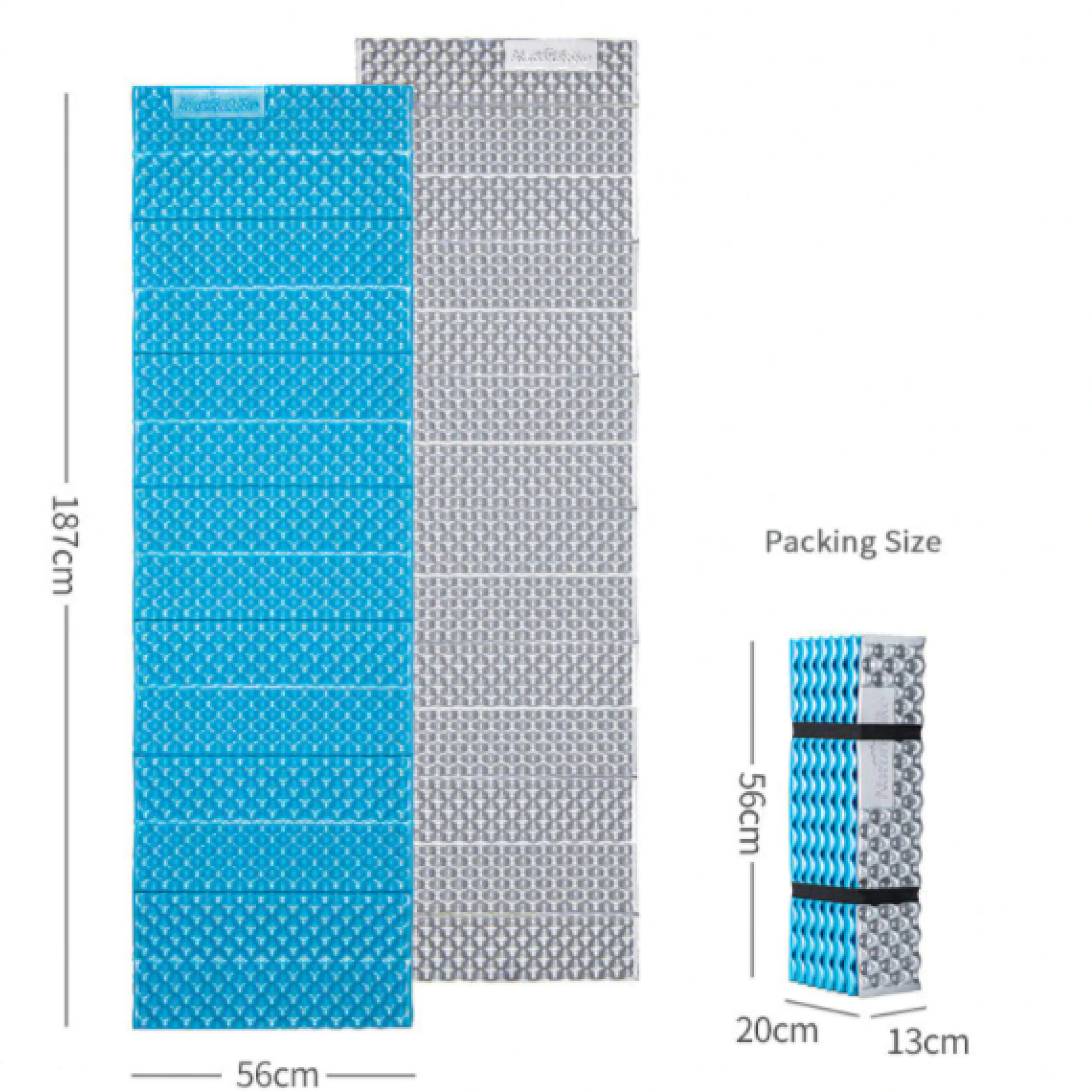 Килимок складний Naturehike Updated жовтий NH20FCD07 - 3 - Robinzon.ua