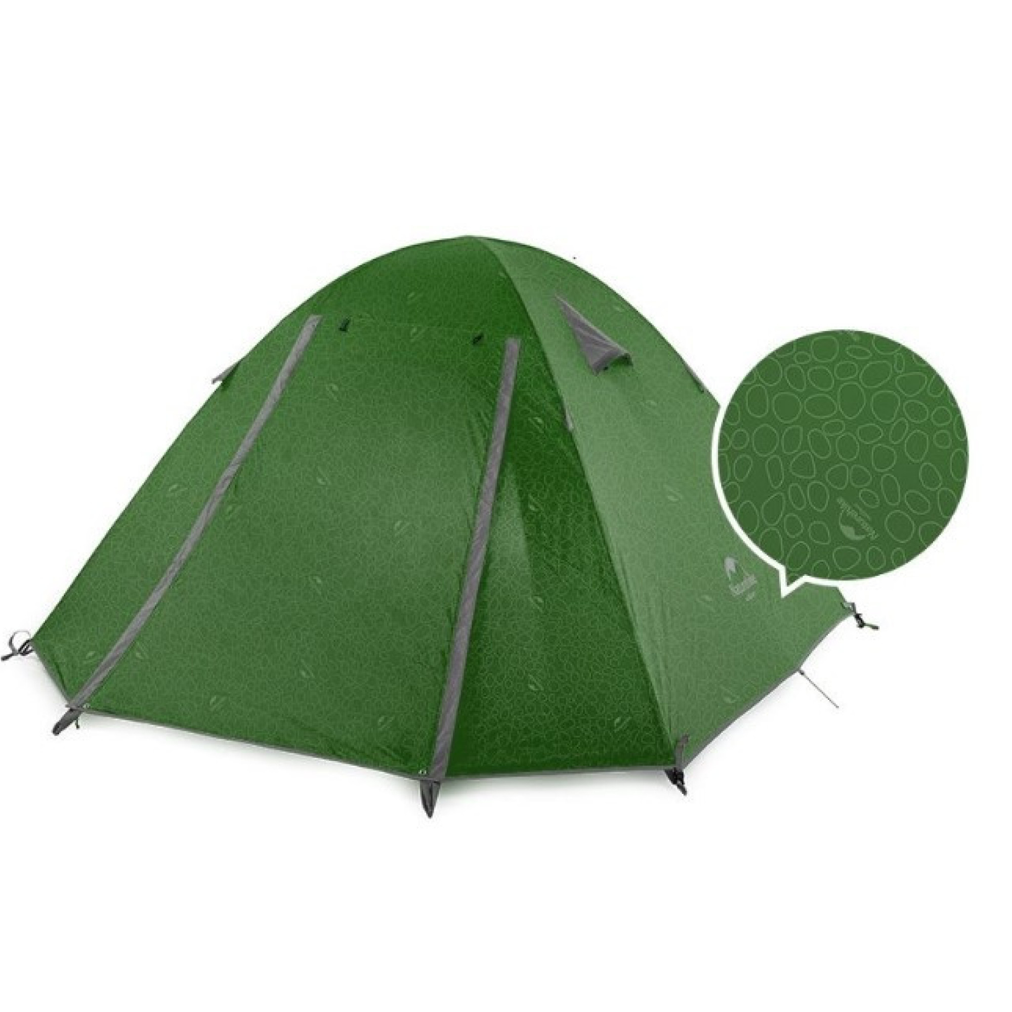 Тримісний намет Naturehike P-SERIES 3 темно-зелений NH18Z033-P - Robinzon.ua